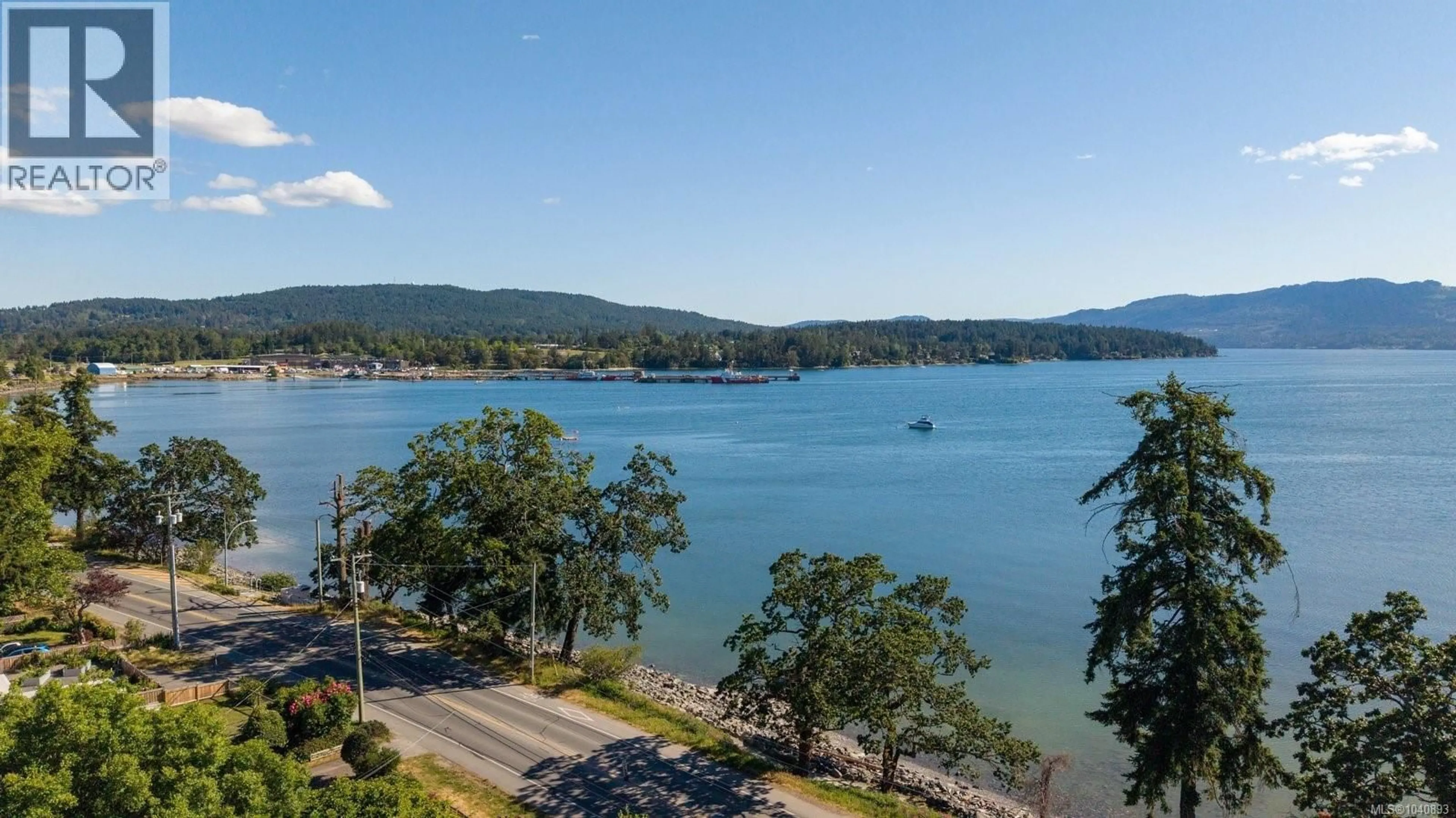 A pic from outside/outdoor area/front of a property/back of a property/a pic from drone, water/lake/river/ocean view for 10301 WEST SAANICH ROAD, North Saanich British Columbia V8L5T8