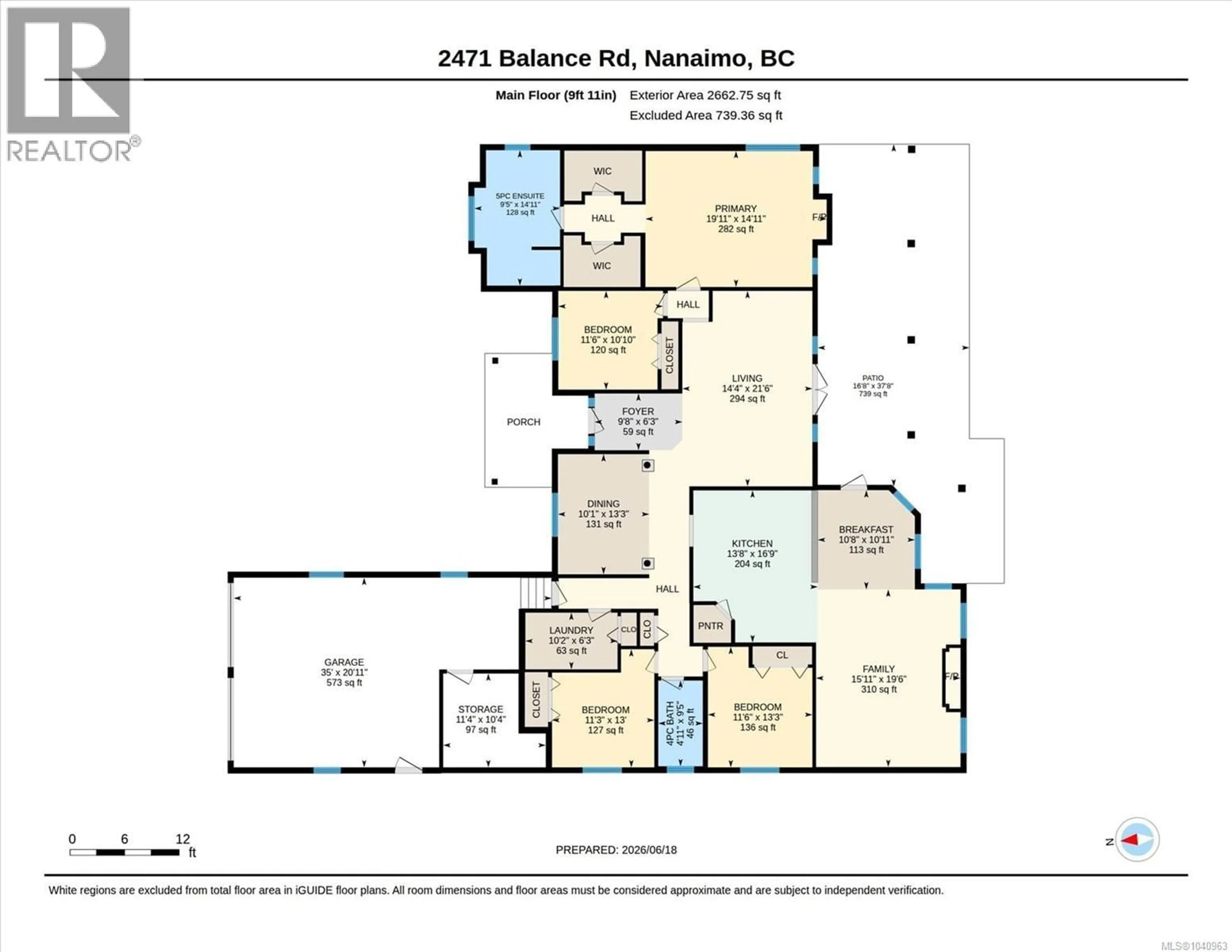 Floor plan for 2471 BALANCE ROAD, Nanaimo British Columbia V9R6V6