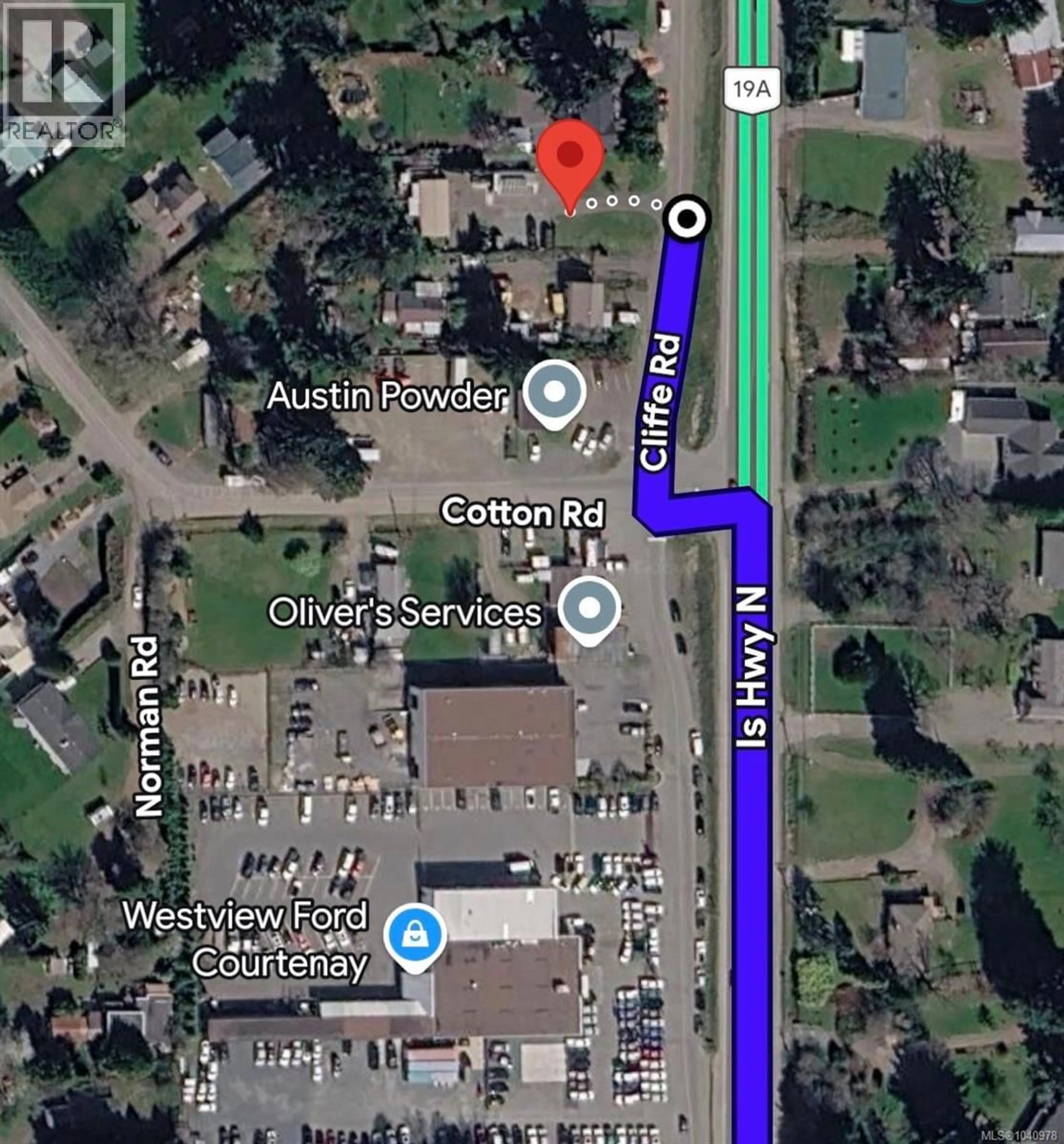 Picture of a map for 4931 ISLAND HIGHWAY NORTH, Courtenay British Columbia V9N5Z2