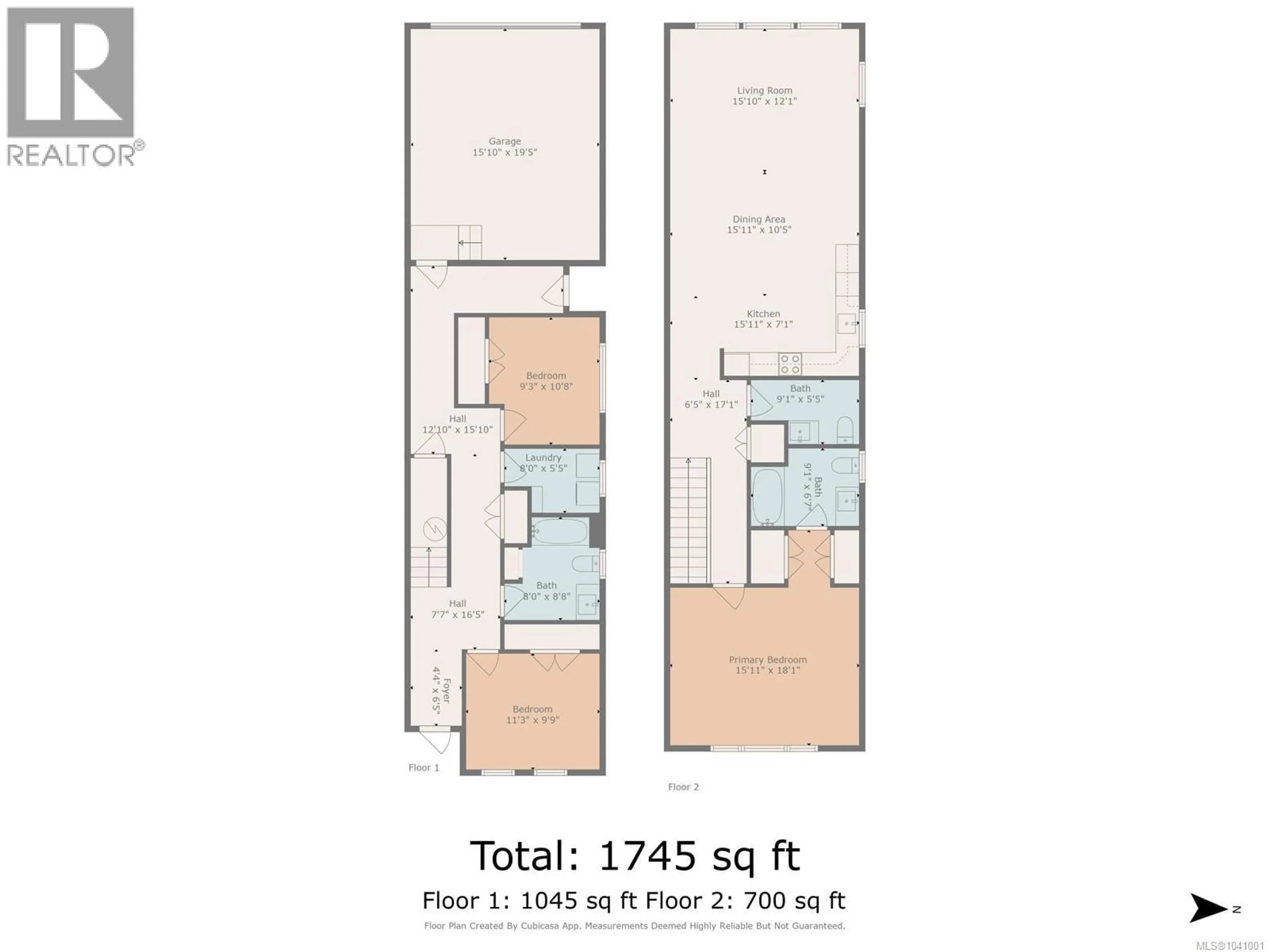 Floor plan for 2 - 2623 5TH AVENUE, Port Alberni British Columbia V9Y2G2