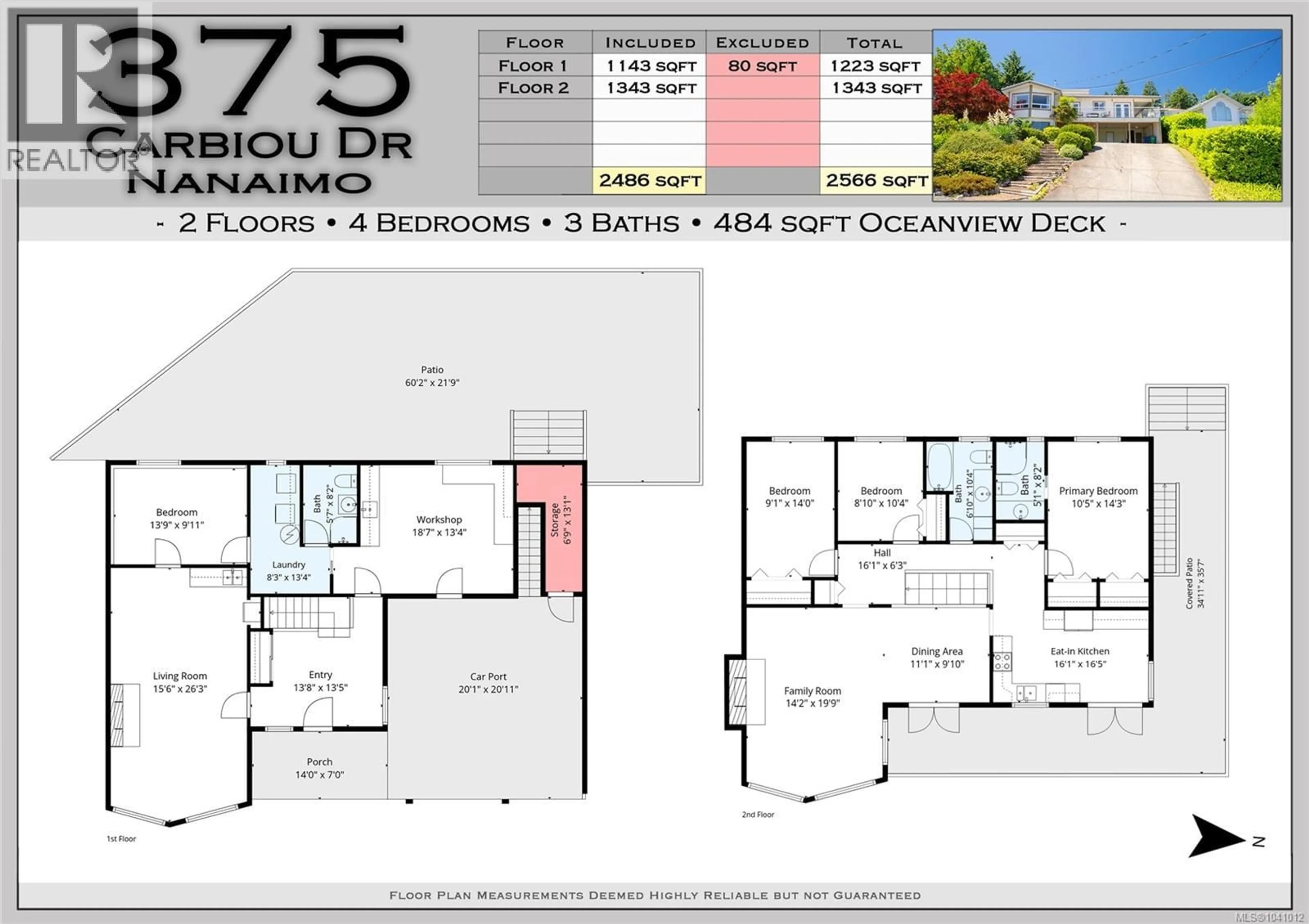 Floor plan for 375 CARIBOO DRIVE, Nanaimo British Columbia V9R6A4