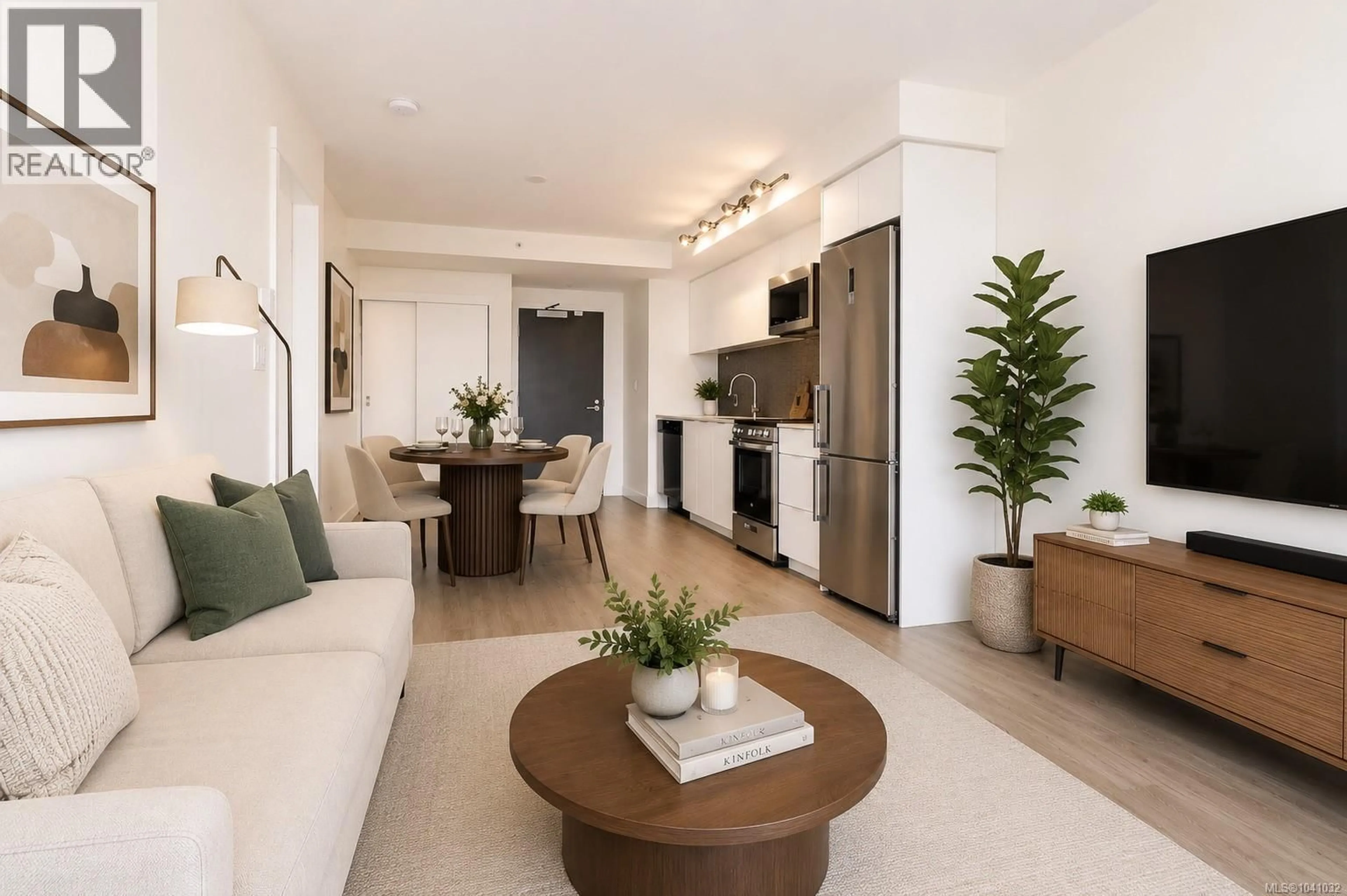 Living room with furniture, unknown for 809 - 845 JOHNSON STREET, Victoria British Columbia V8W0G3