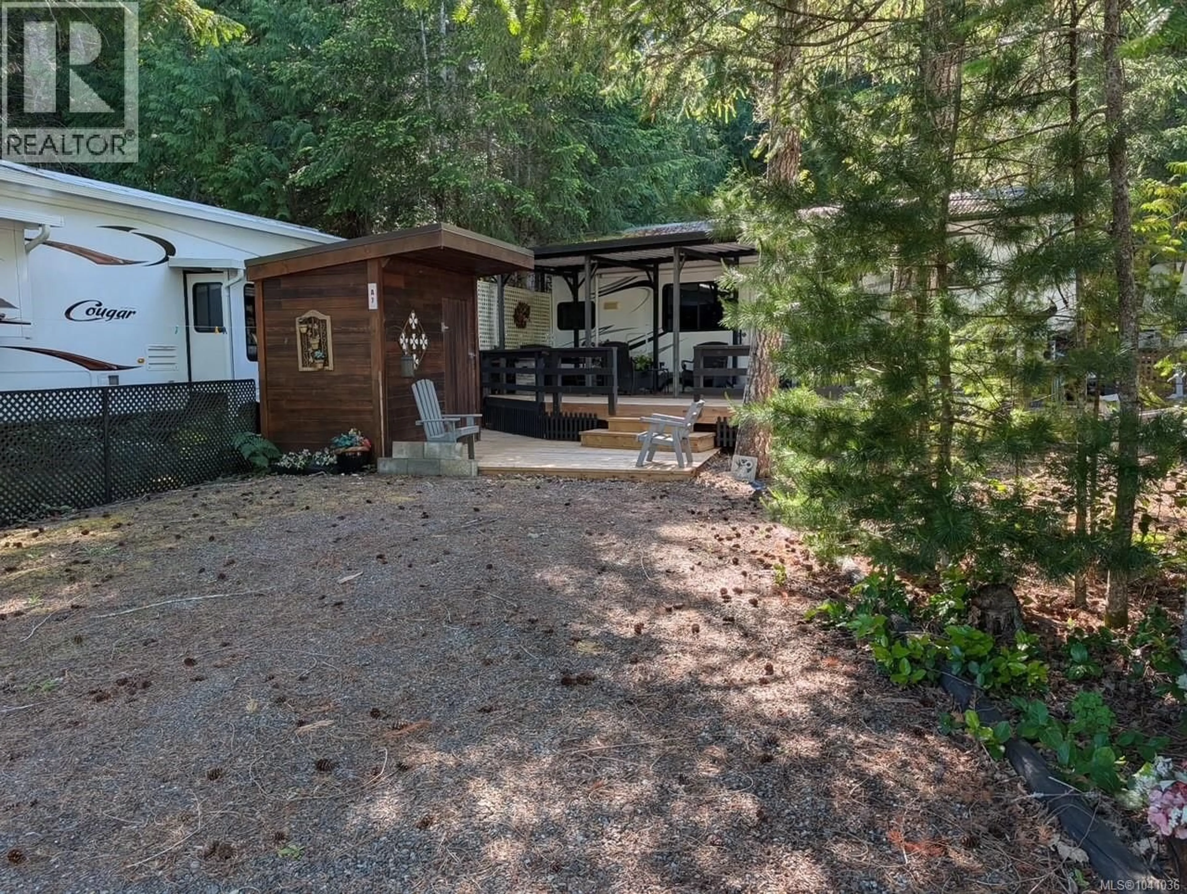 A pic from outside/outdoor area/front of a property/back of a property/a pic from drone, forest/trees view for A7 - 2650 TURNBULL ROAD, Qualicum Beach British Columbia V9K2R2