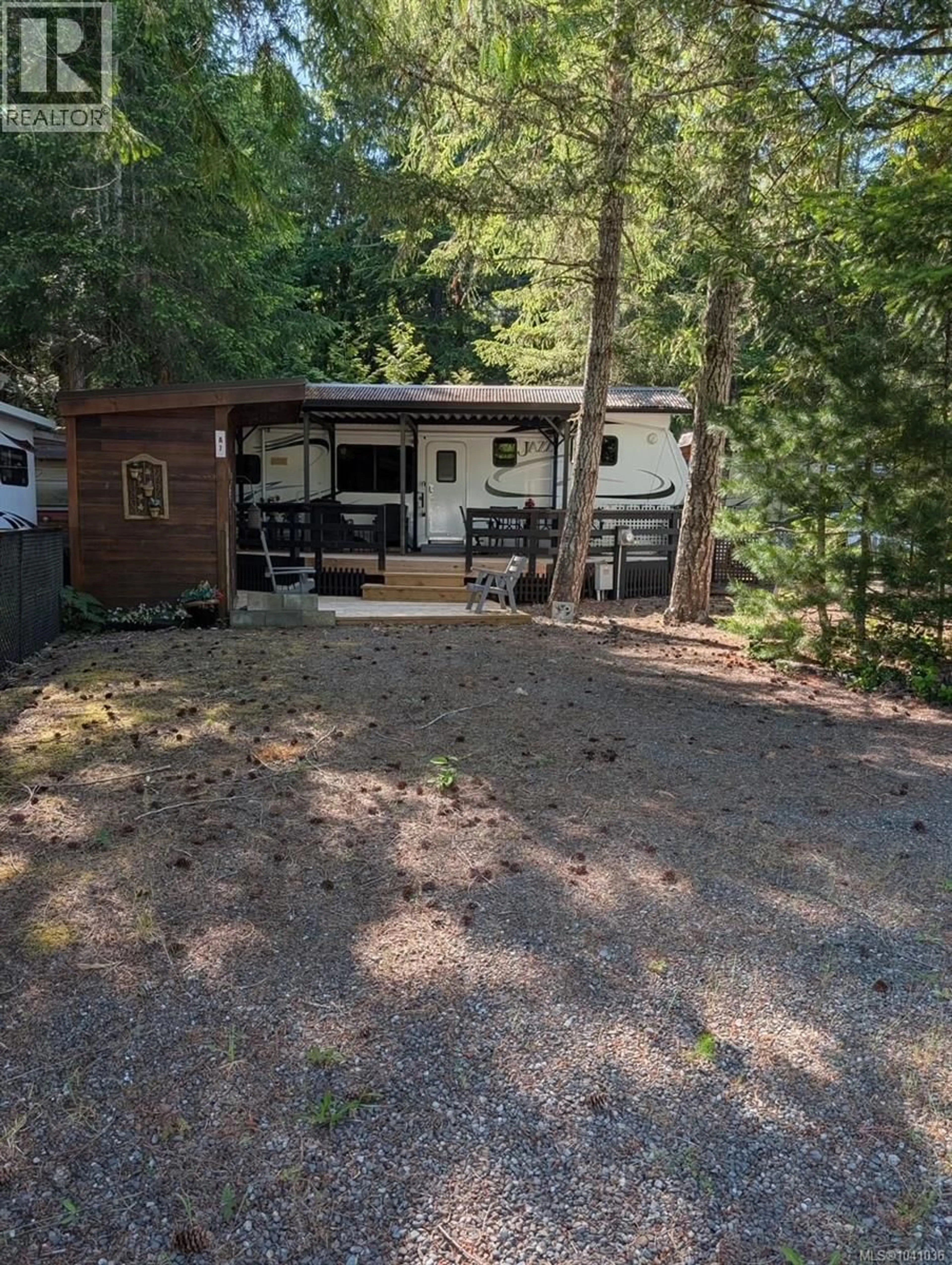 A pic from outside/outdoor area/front of a property/back of a property/a pic from drone, forest/trees view for A7 - 2650 TURNBULL ROAD, Qualicum Beach British Columbia V9K2R2