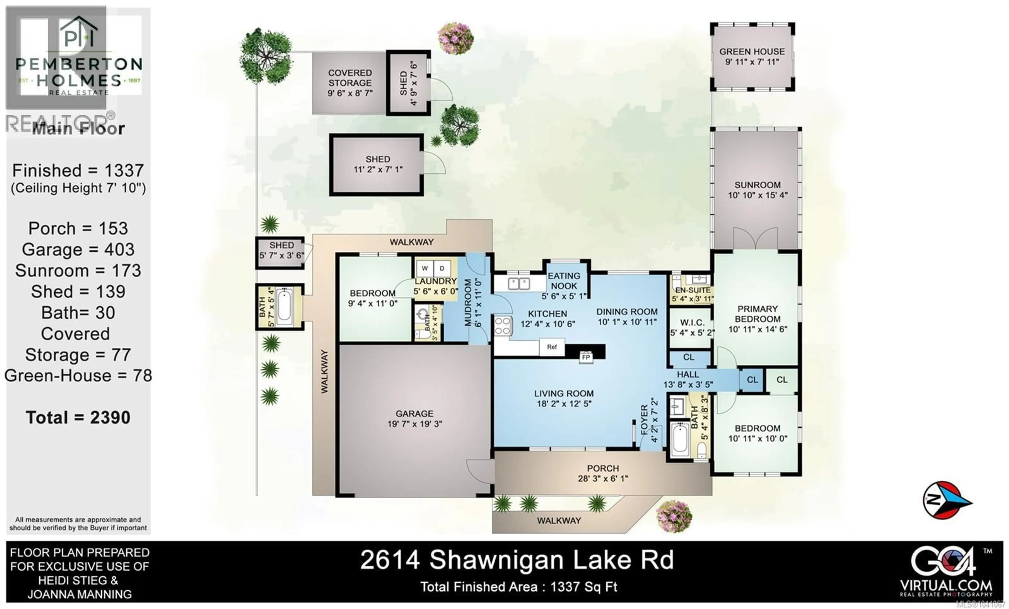 Floor plan for 2614 SHAWNIGAN LAKE ROAD EAST, Shawnigan Lake British Columbia V0R2W0