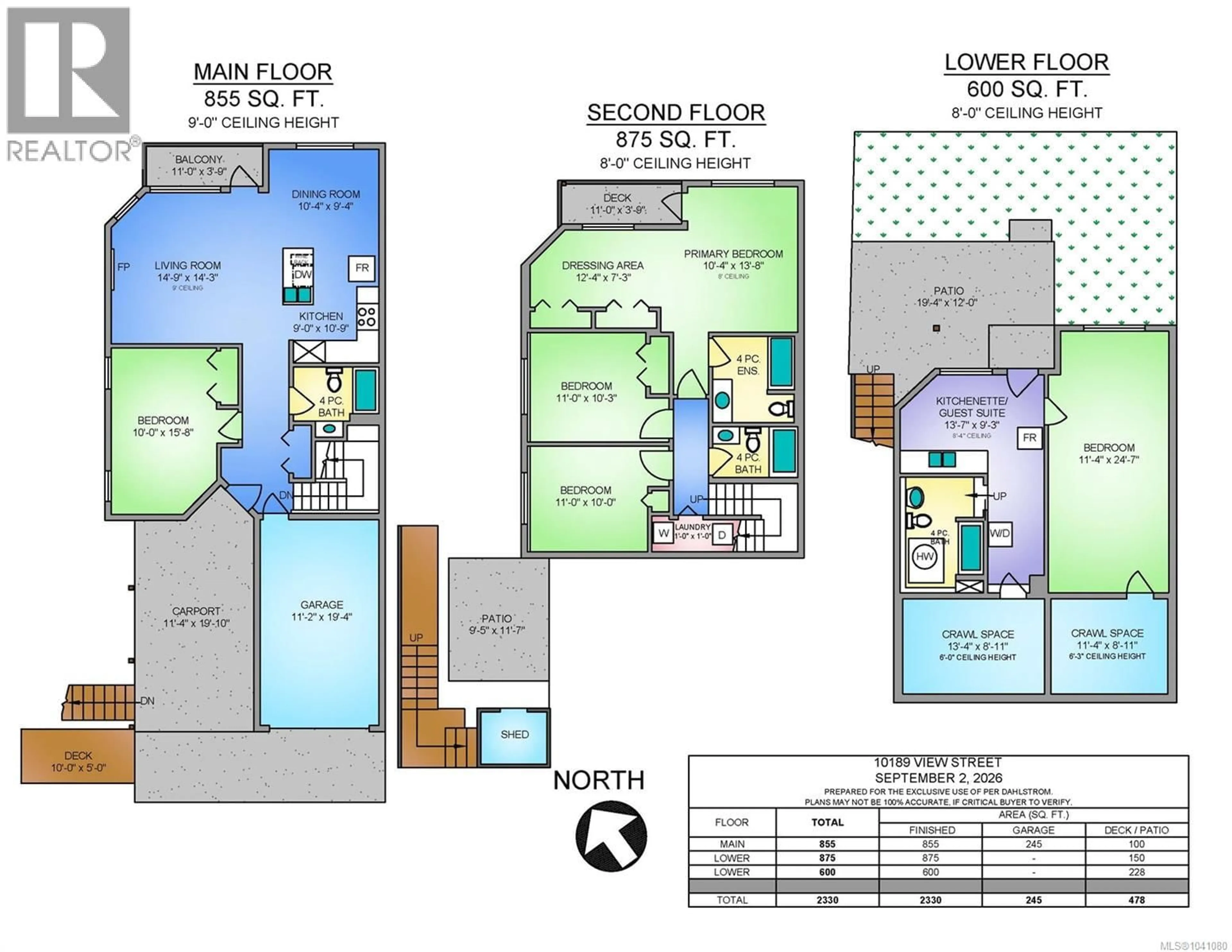 Floor plan for 10189 VIEW STREET, Chemainus British Columbia V0R1K2
