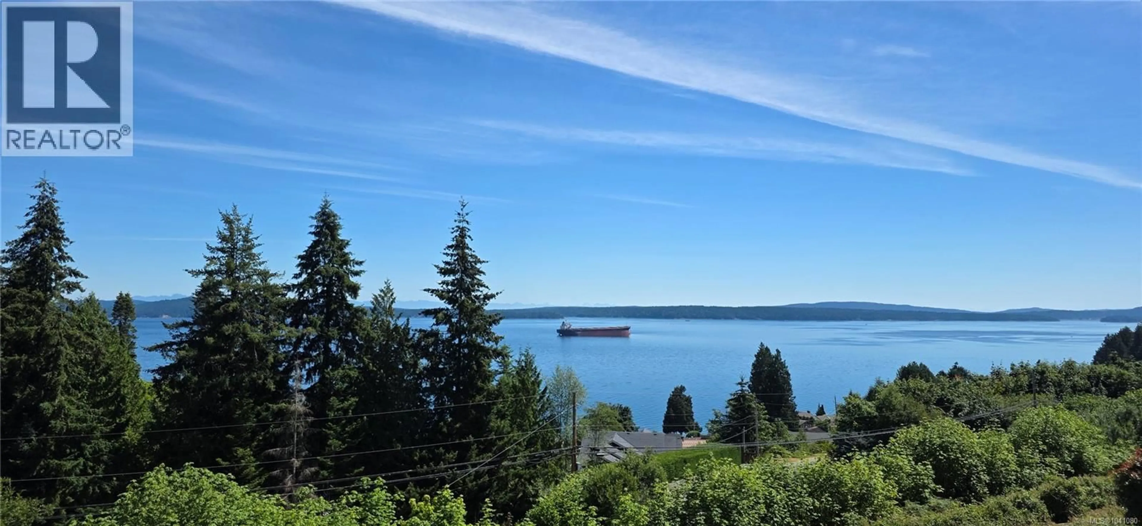 A pic from outside/outdoor area/front of a property/back of a property/a pic from drone, water/lake/river/ocean view for 10189 VIEW STREET, Chemainus British Columbia V0R1K2