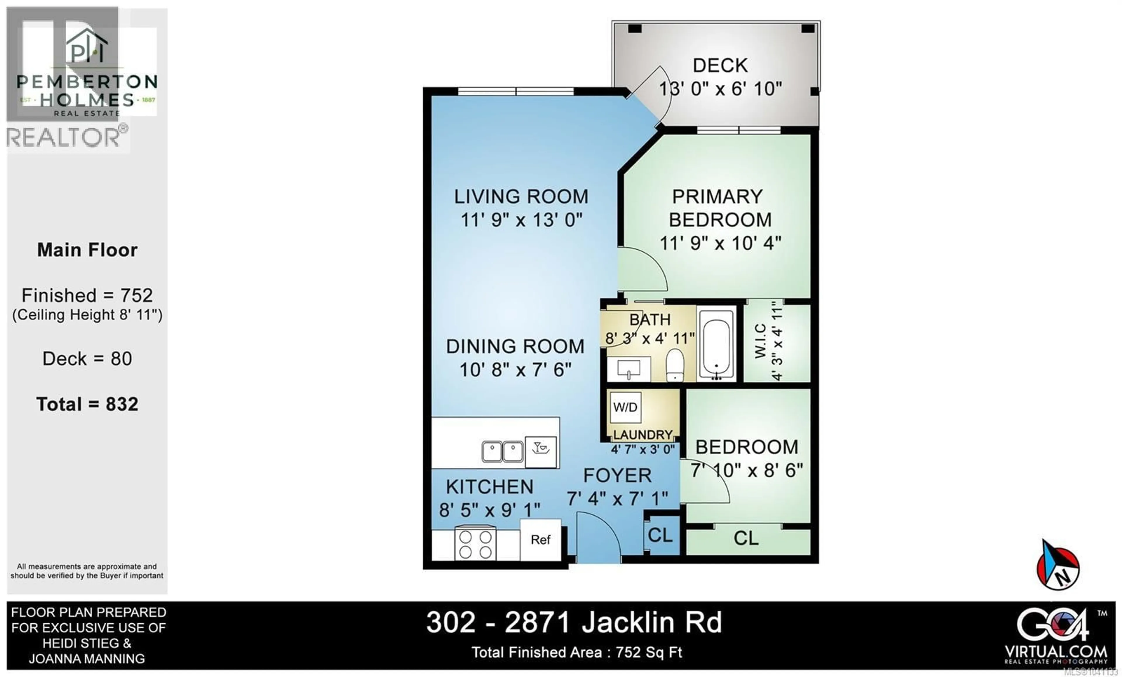Floor plan for 302 - 2871 JACKLIN ROAD, Langford British Columbia V9B0P3