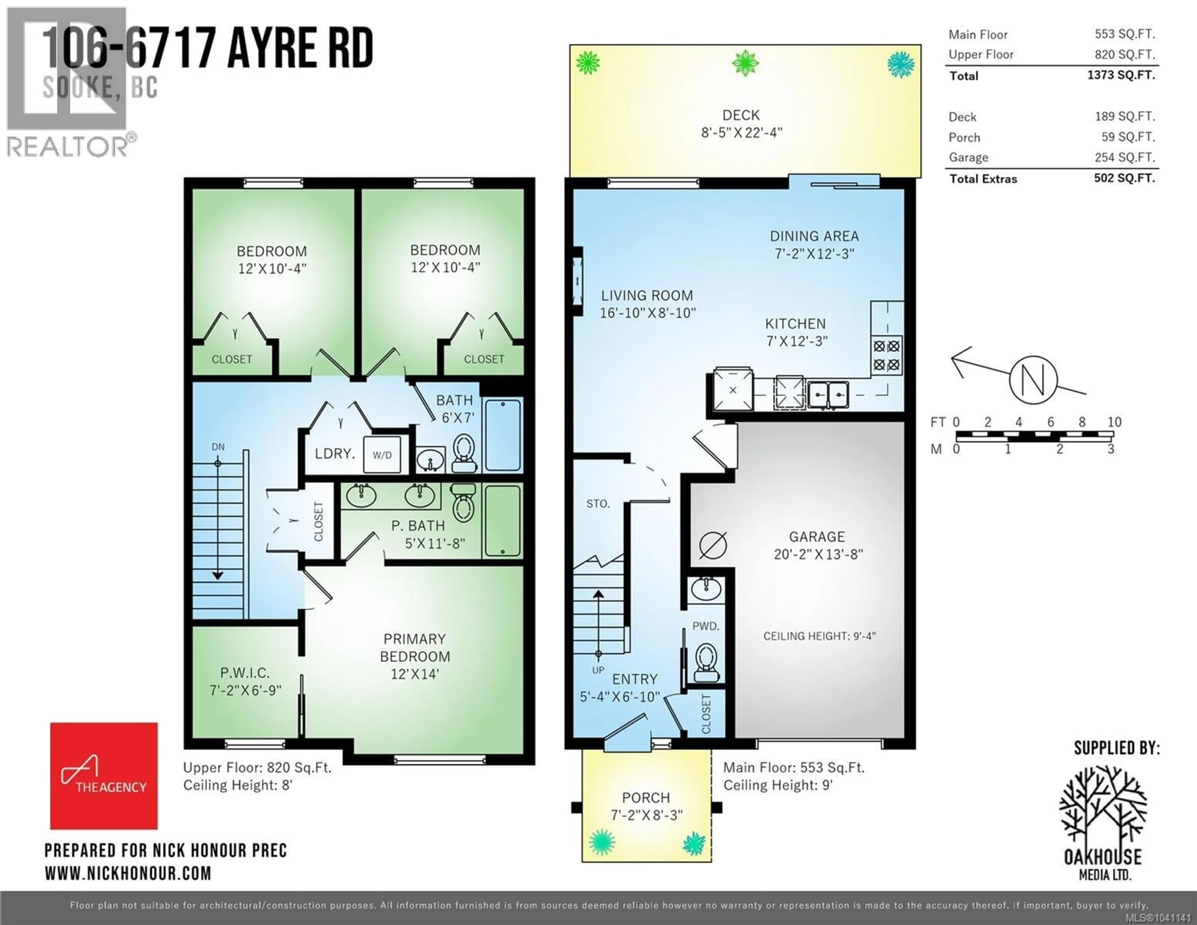 Floor plan for 106 - 6717 AYRE ROAD, Sooke British Columbia V9Z0H1