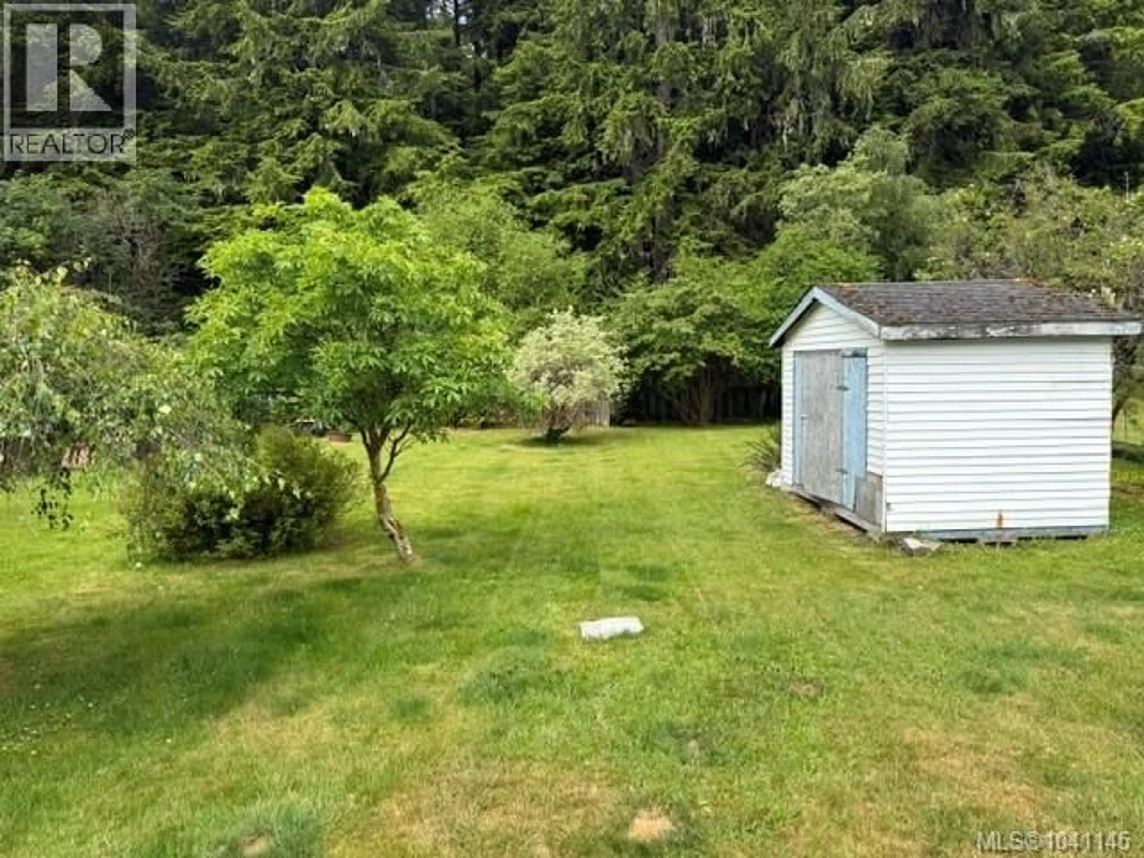 A pic from outside/outdoor area/front of a property/back of a property/a pic from drone, forest/trees view for 5890 BEAVER HARBOUR ROAD, Port Hardy British Columbia V0N2P0