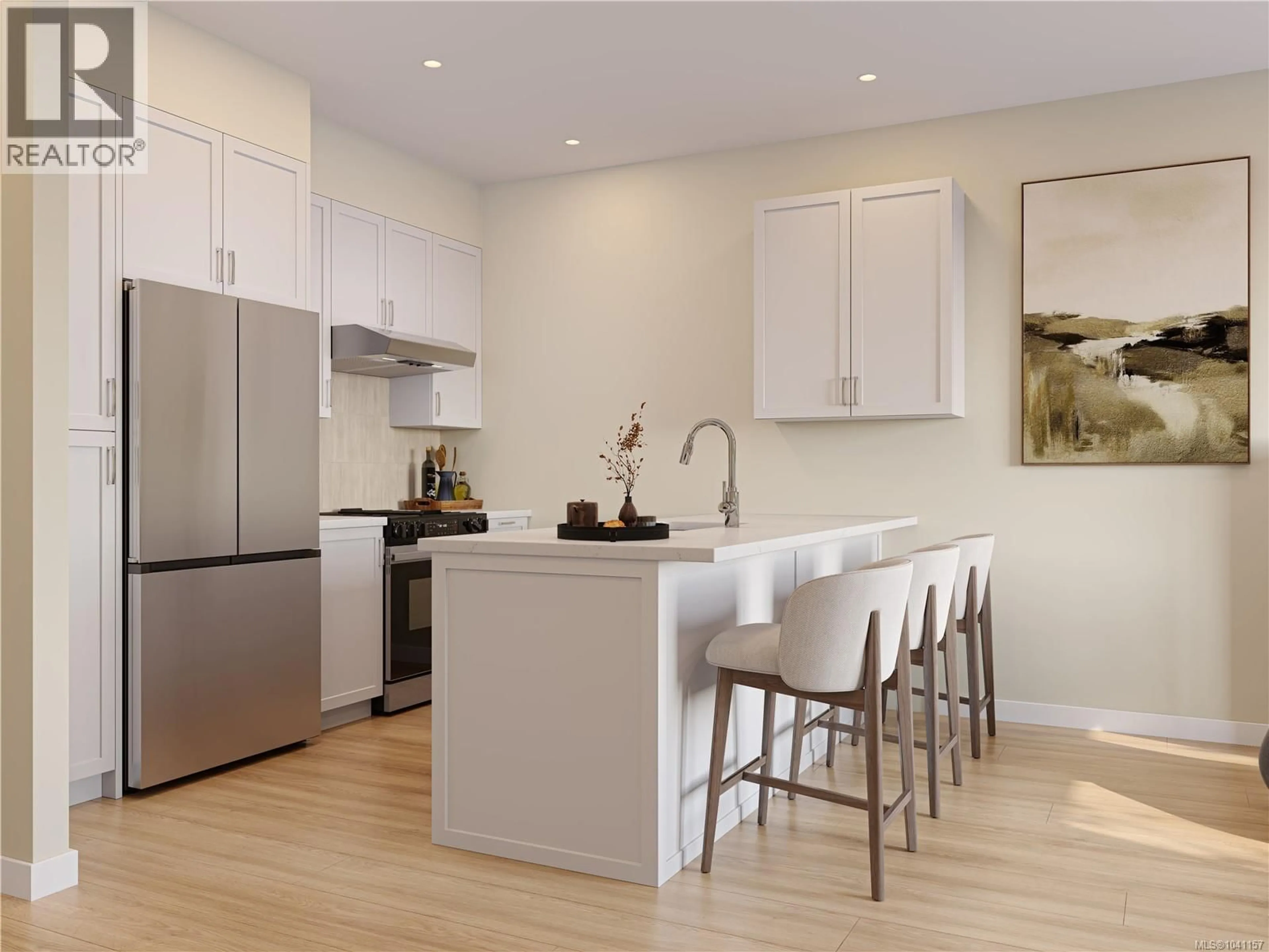 Open concept kitchen, wood/laminate floor for 2848 APEX CLOSE, Langford British Columbia V9B7H1
