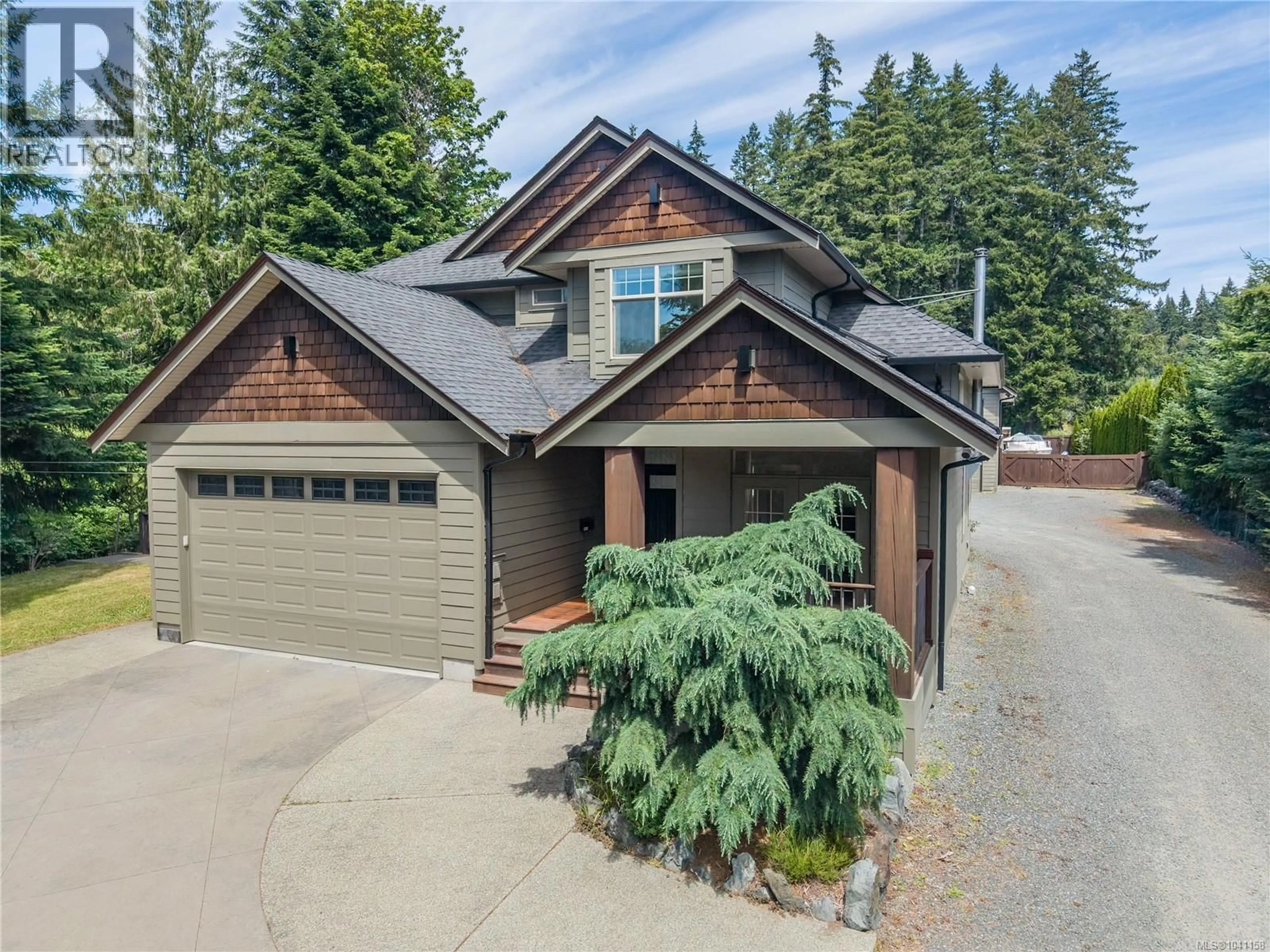 A pic from outside/outdoor area/front of a property/back of a property/a pic from drone, street for 5211 COMPTON ROAD, Port Alberni British Columbia V9Y7B5