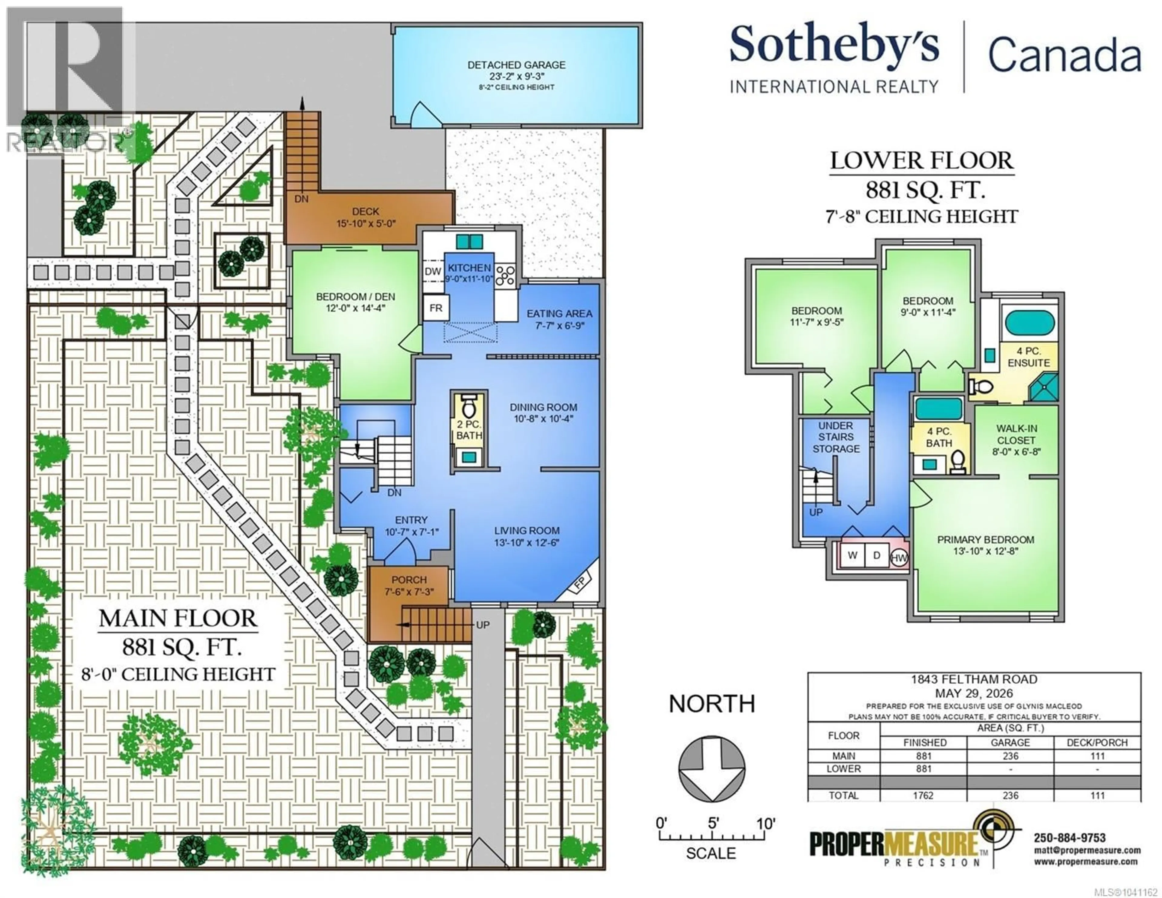 Floor plan for 1843 FELTHAM ROAD, Saanich British Columbia V8N2A4