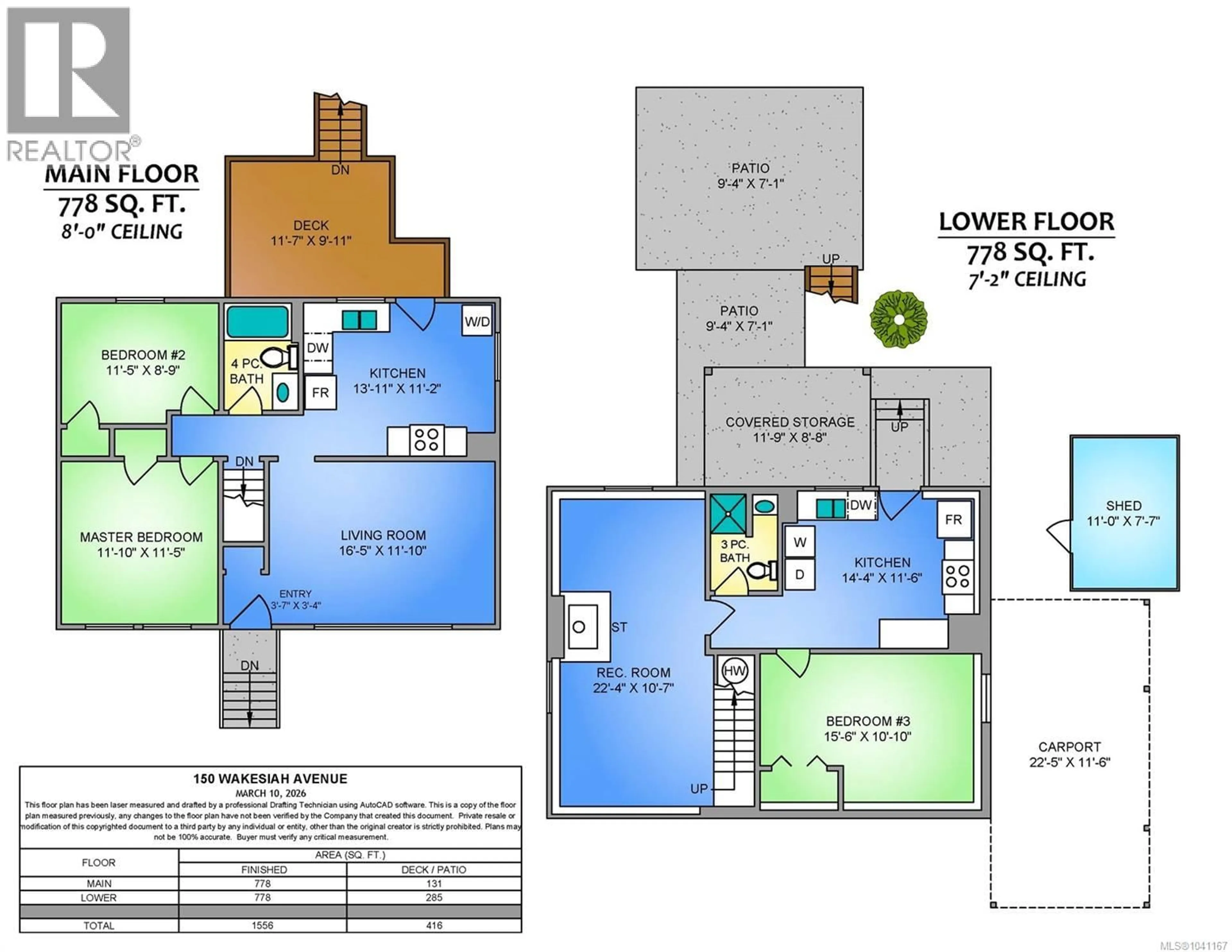 Floor plan for 150 WAKESIAH AVENUE, Nanaimo British Columbia V9R3J9