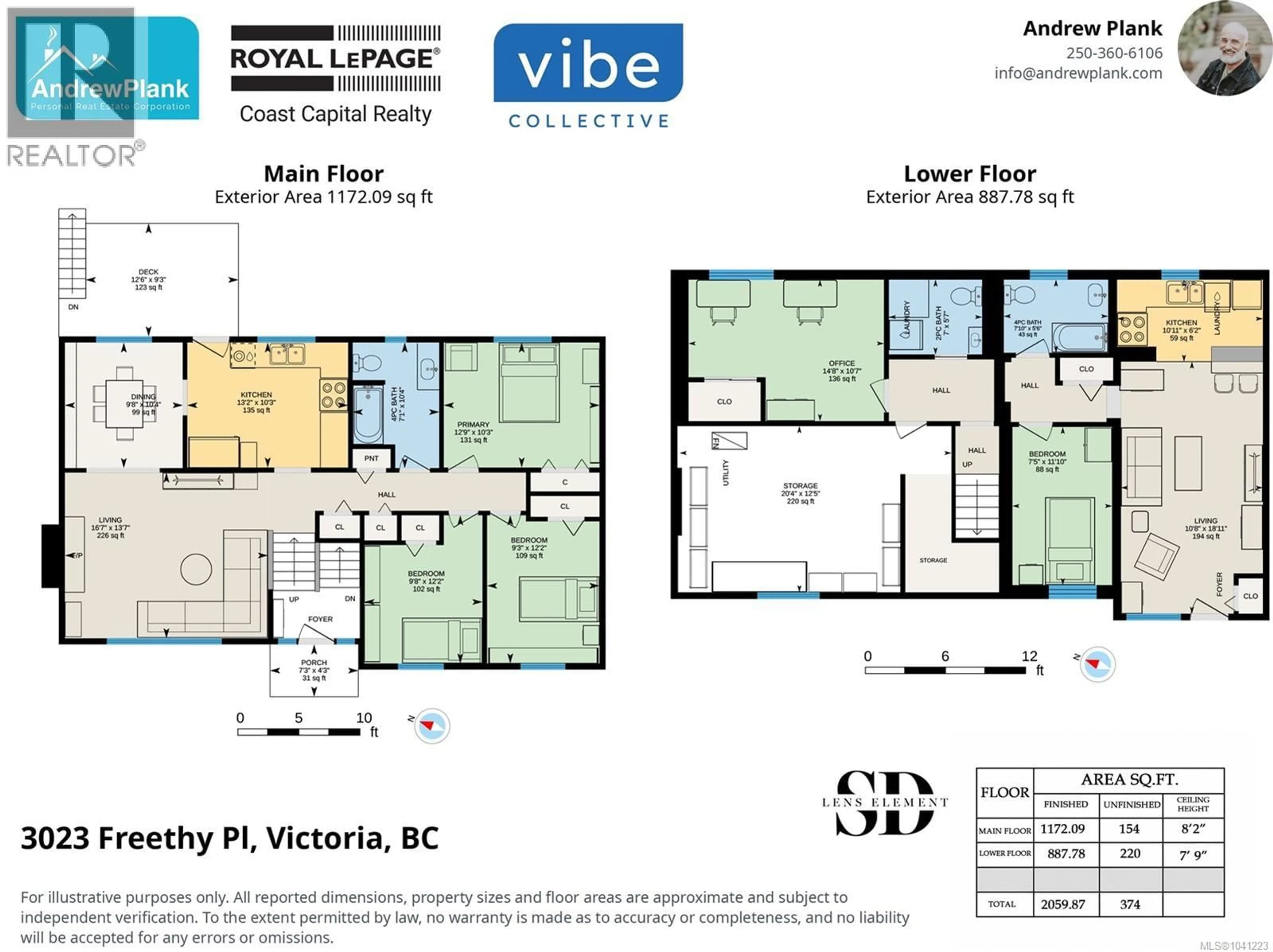 Floor plan for 3023 FREETHY PLACE, Colwood British Columbia V9B2H3