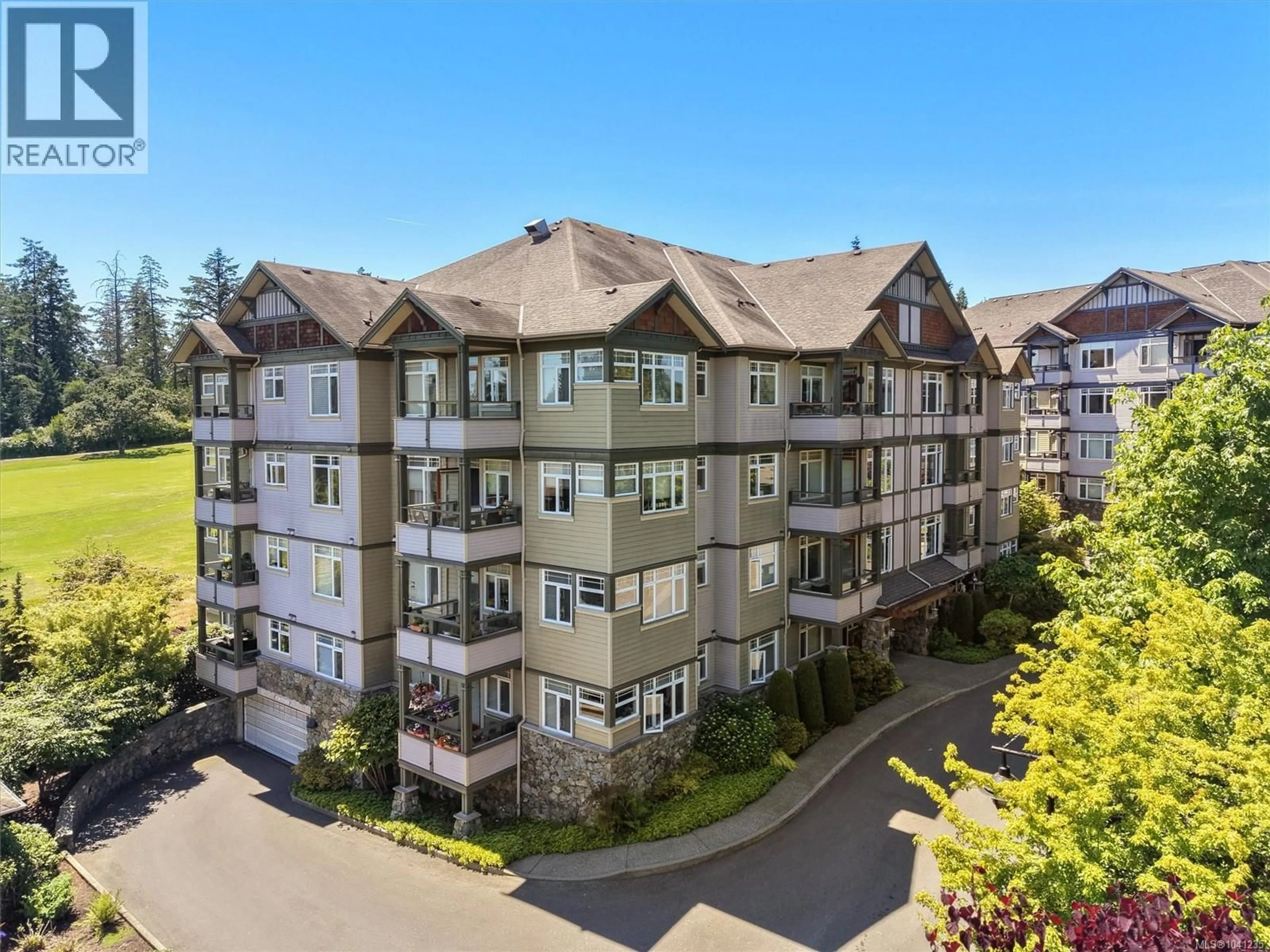 A pic from outside/outdoor area/front of a property/back of a property/a pic from drone, mountain view for 203C - 1115 CRAIGFLOWER ROAD, Esquimalt British Columbia V9A7R1