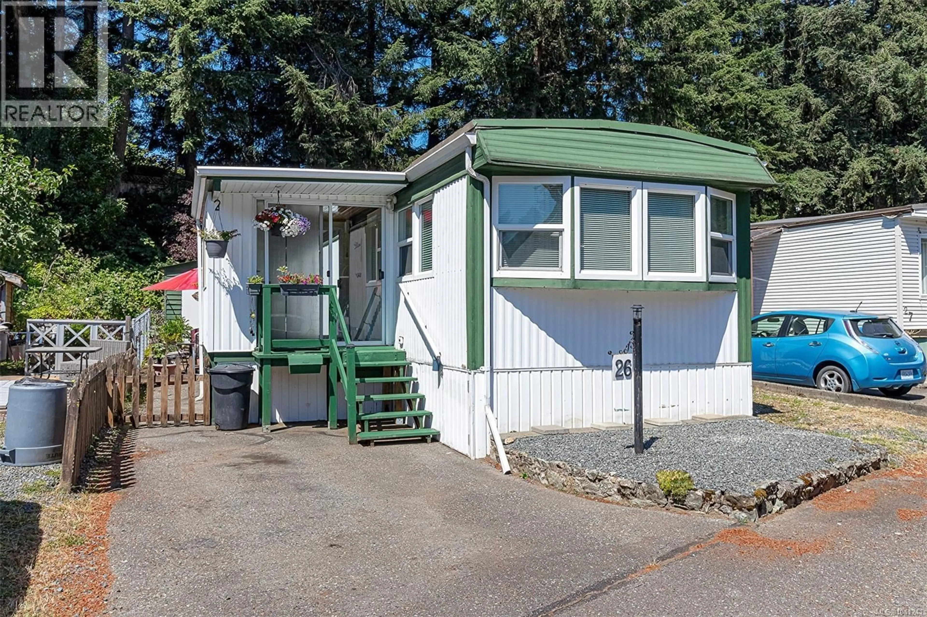 Home with vinyl exterior material, street for 26 - 2807 SOOKE LAKE ROAD, Langford British Columbia V9B4P9