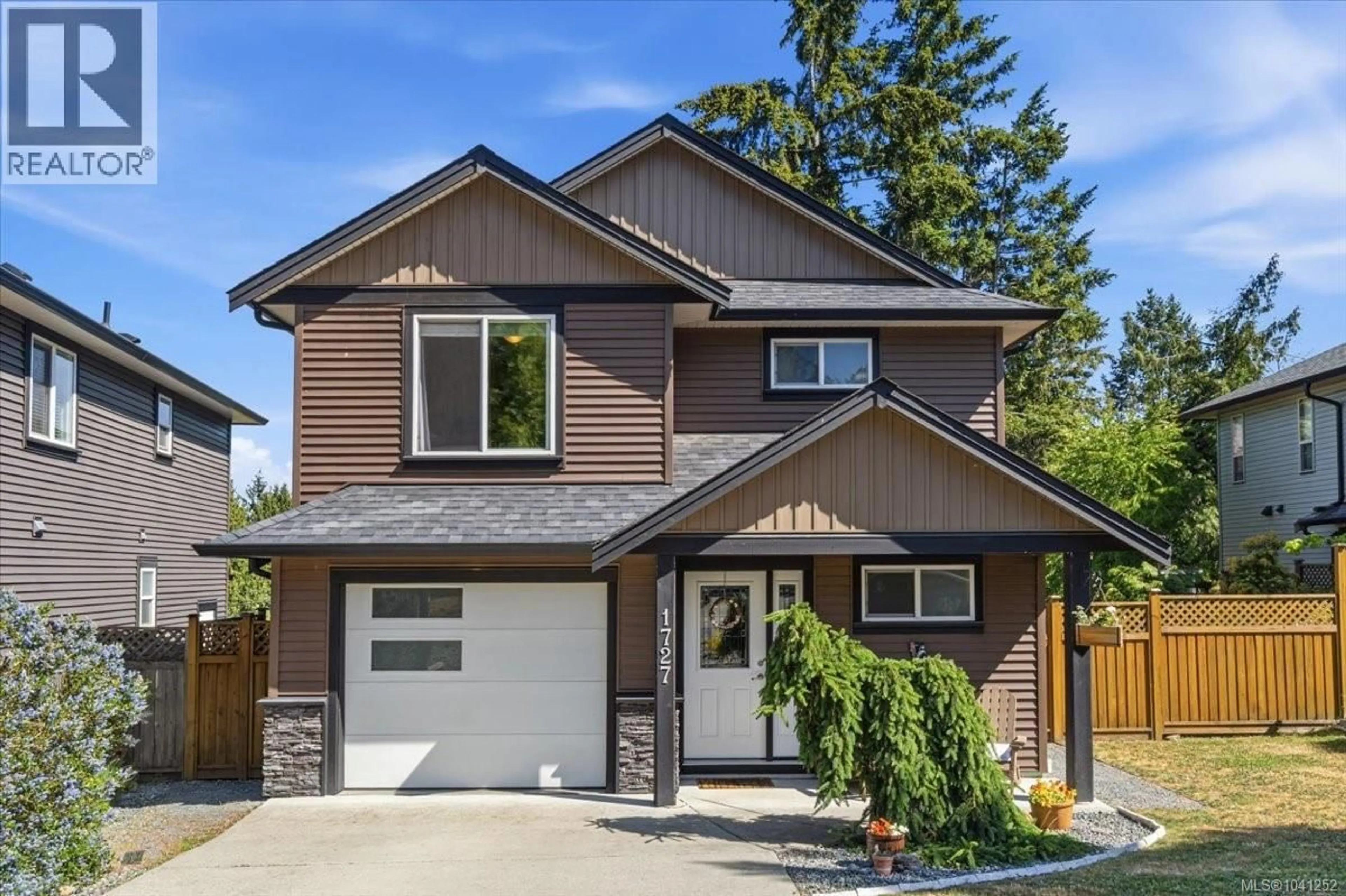 Home with vinyl exterior material, street for 1727 TREVORS ROAD, Nanaimo British Columbia V9X0A8