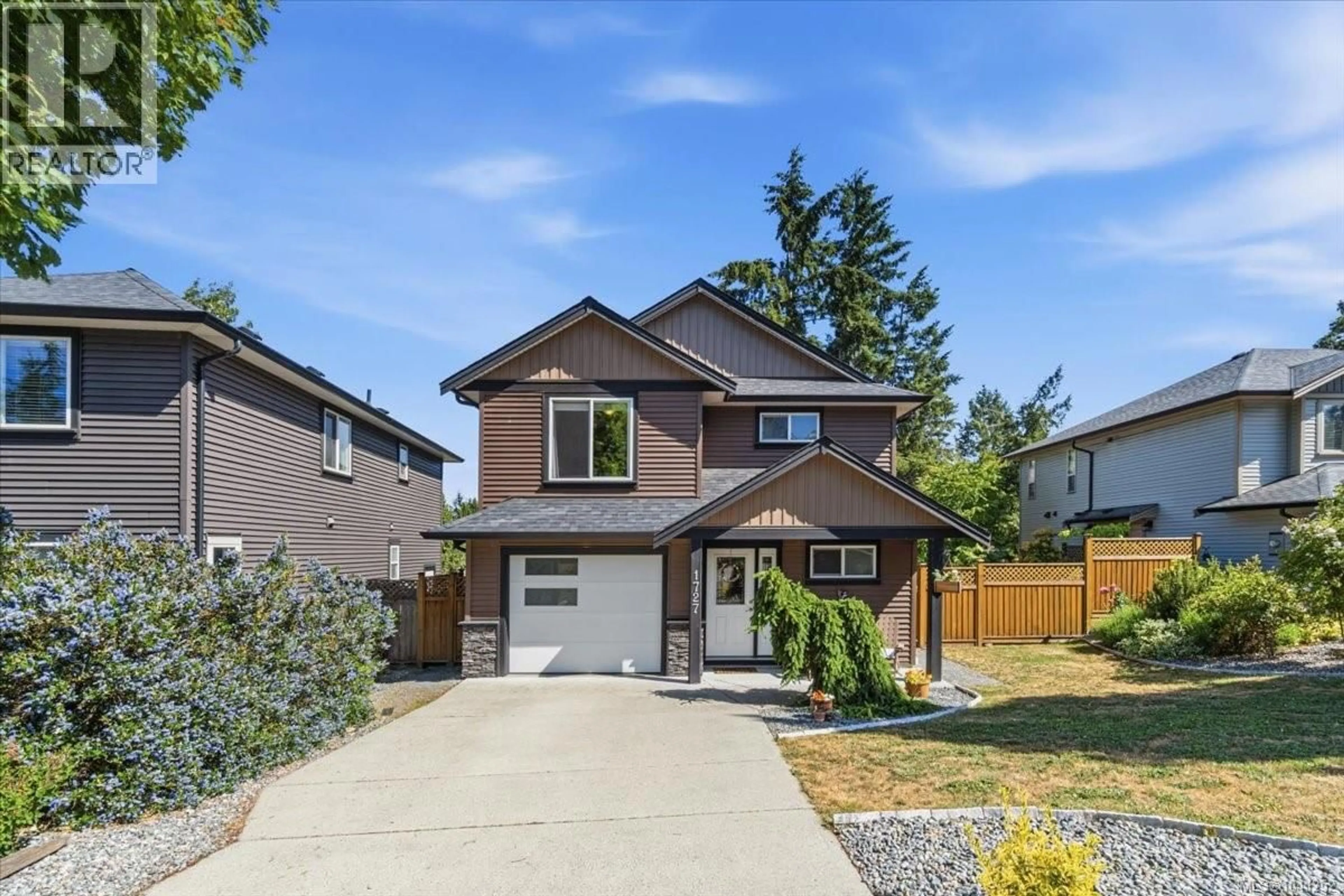 Home with vinyl exterior material, street for 1727 TREVORS ROAD, Nanaimo British Columbia V9X0A8