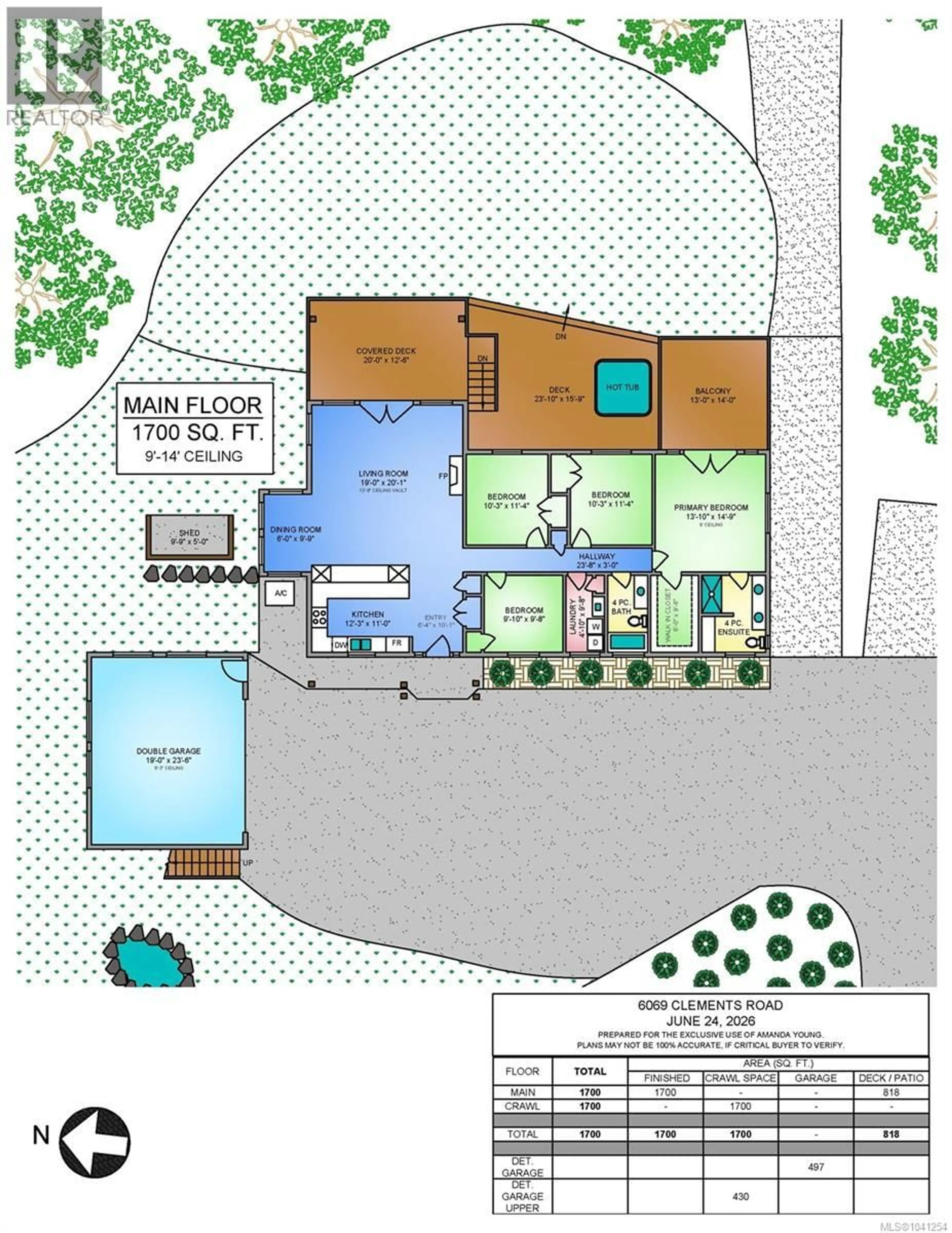 Floor plan for 6069 CLEMENTS ROAD, Duncan British Columbia V9L6J8