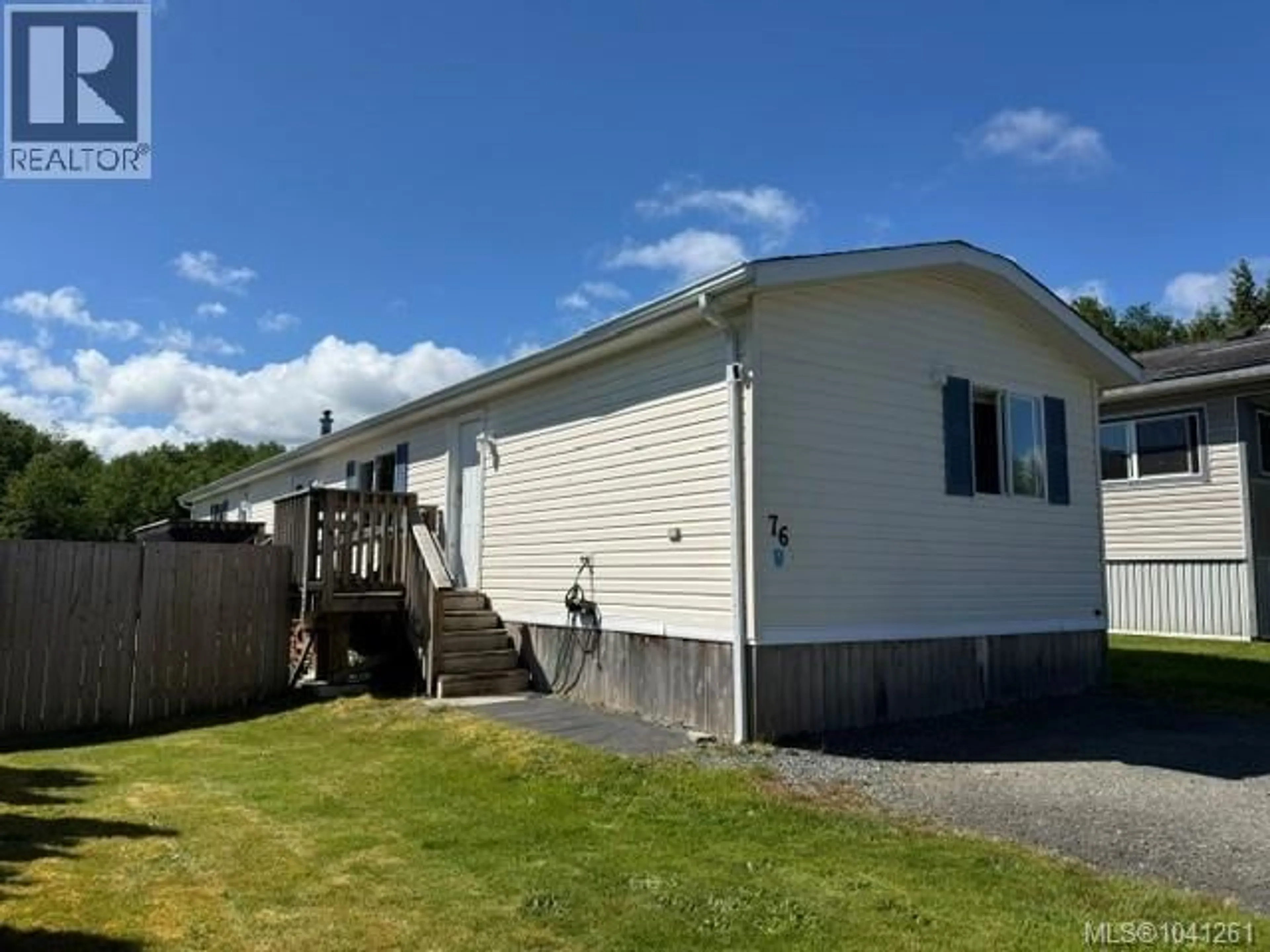 Home with vinyl exterior material, water/lake/river/ocean view for 76 - 7100 HIGHVIEW ROAD, Port Hardy British Columbia V0N2P0