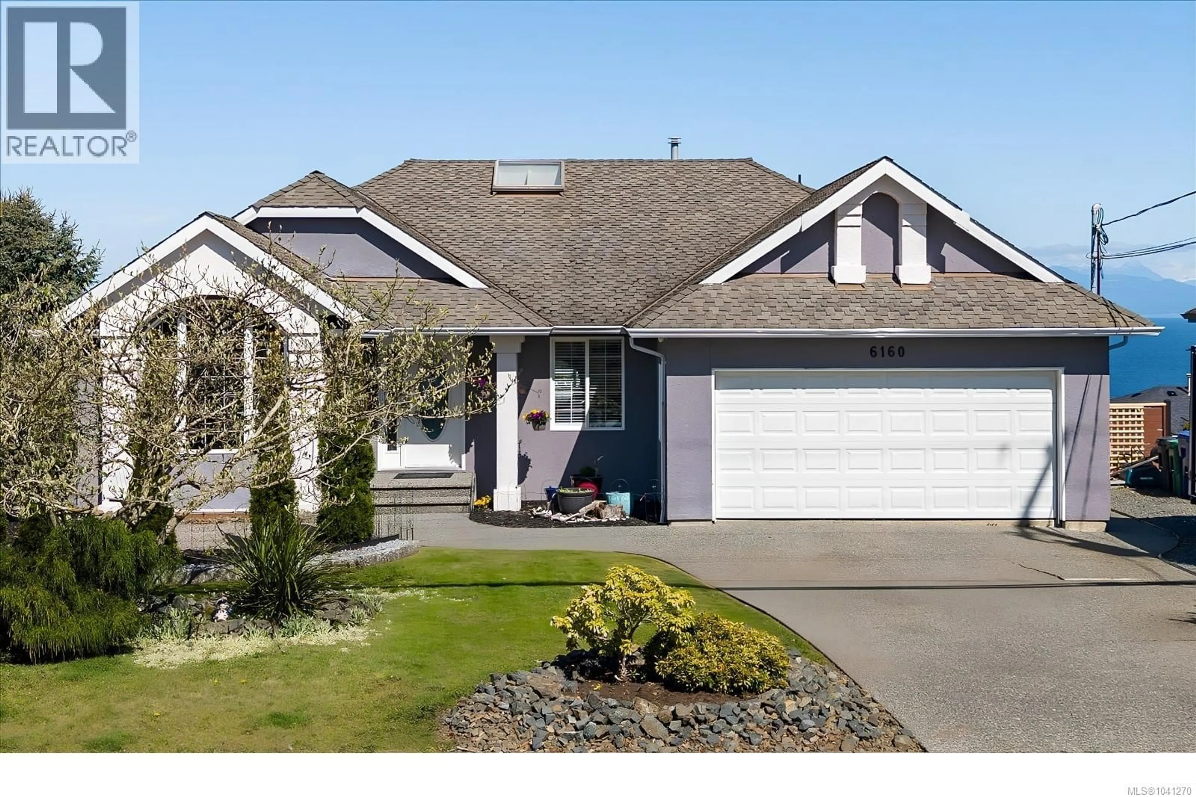 Home with vinyl exterior material, street for 6160 DOVER ROAD, Nanaimo British Columbia V9V1C7