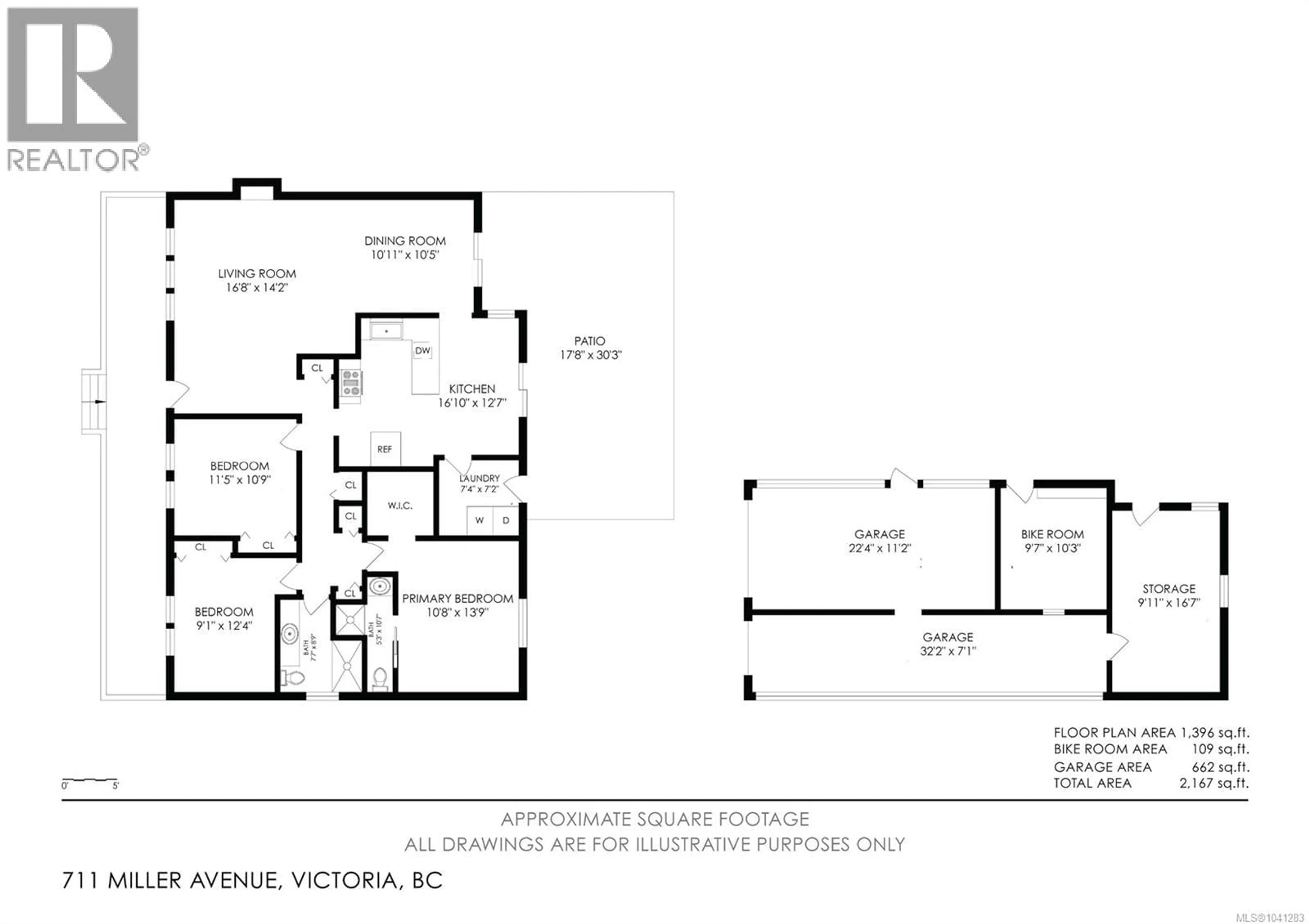 Floor plan for 711 MILLER AVENUE, Saanich British Columbia V8Z3C9