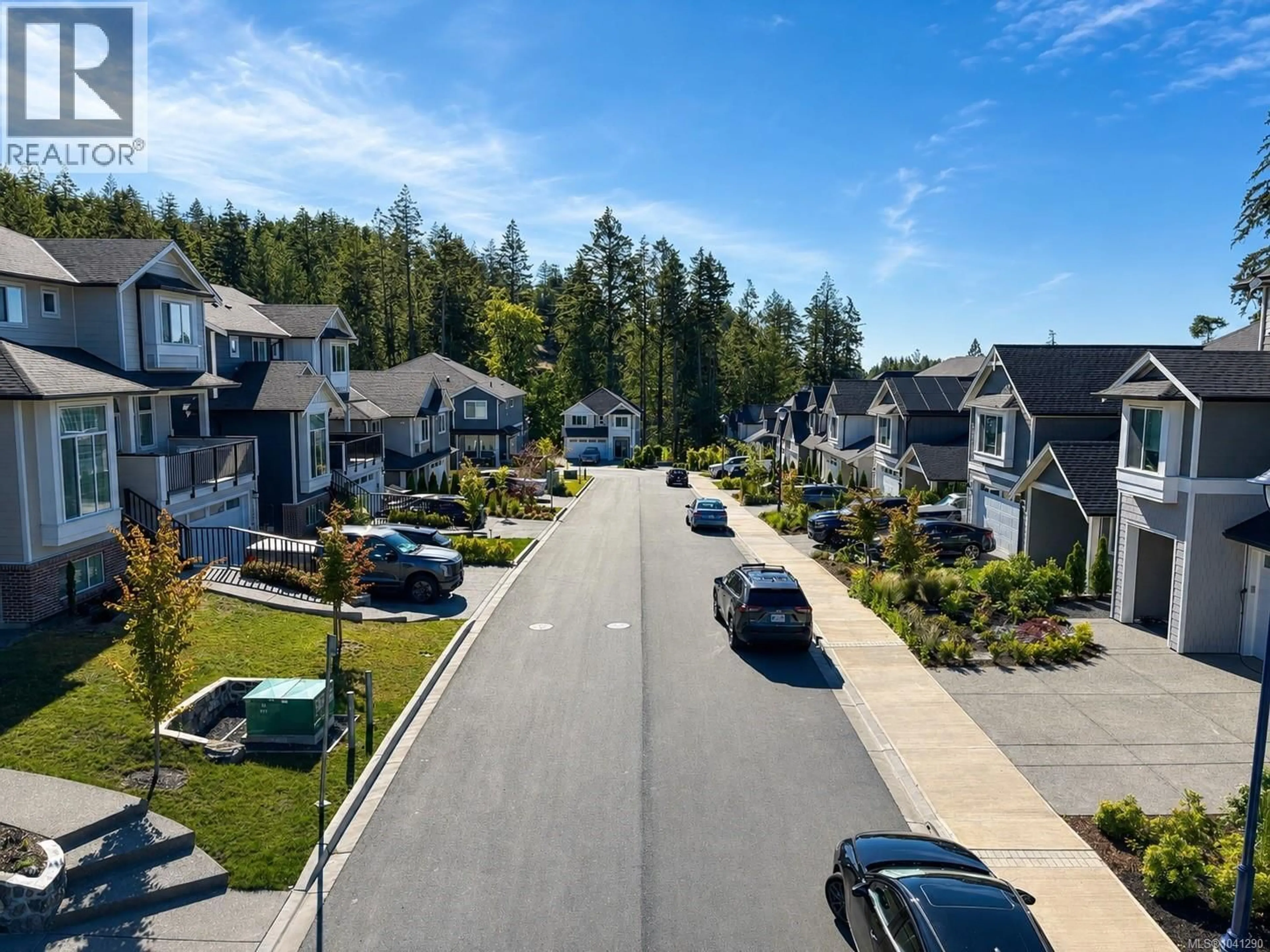 A pic from outside/outdoor area/front of a property/back of a property/a pic from drone, street for 2180 BELLFLOWER DRIVE, Langford British Columbia V9C0S6