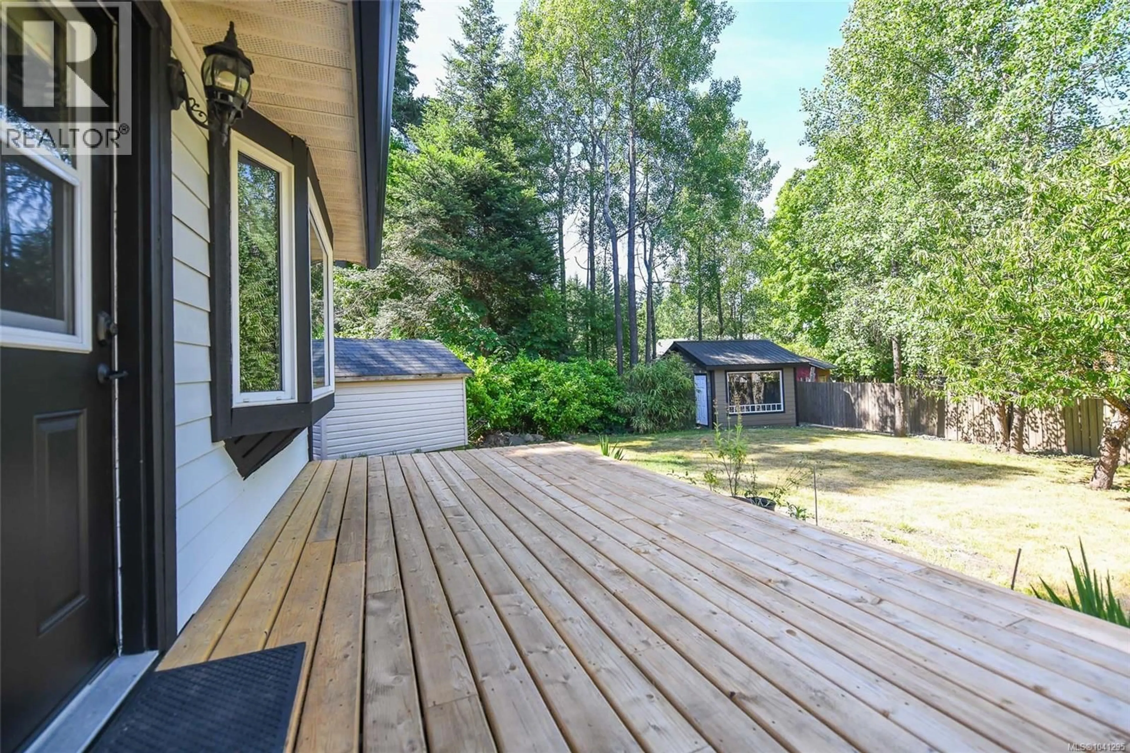 Patio, forest/trees view for 4857 DUNDAS ROAD, Courtenay British Columbia V9N5Y2