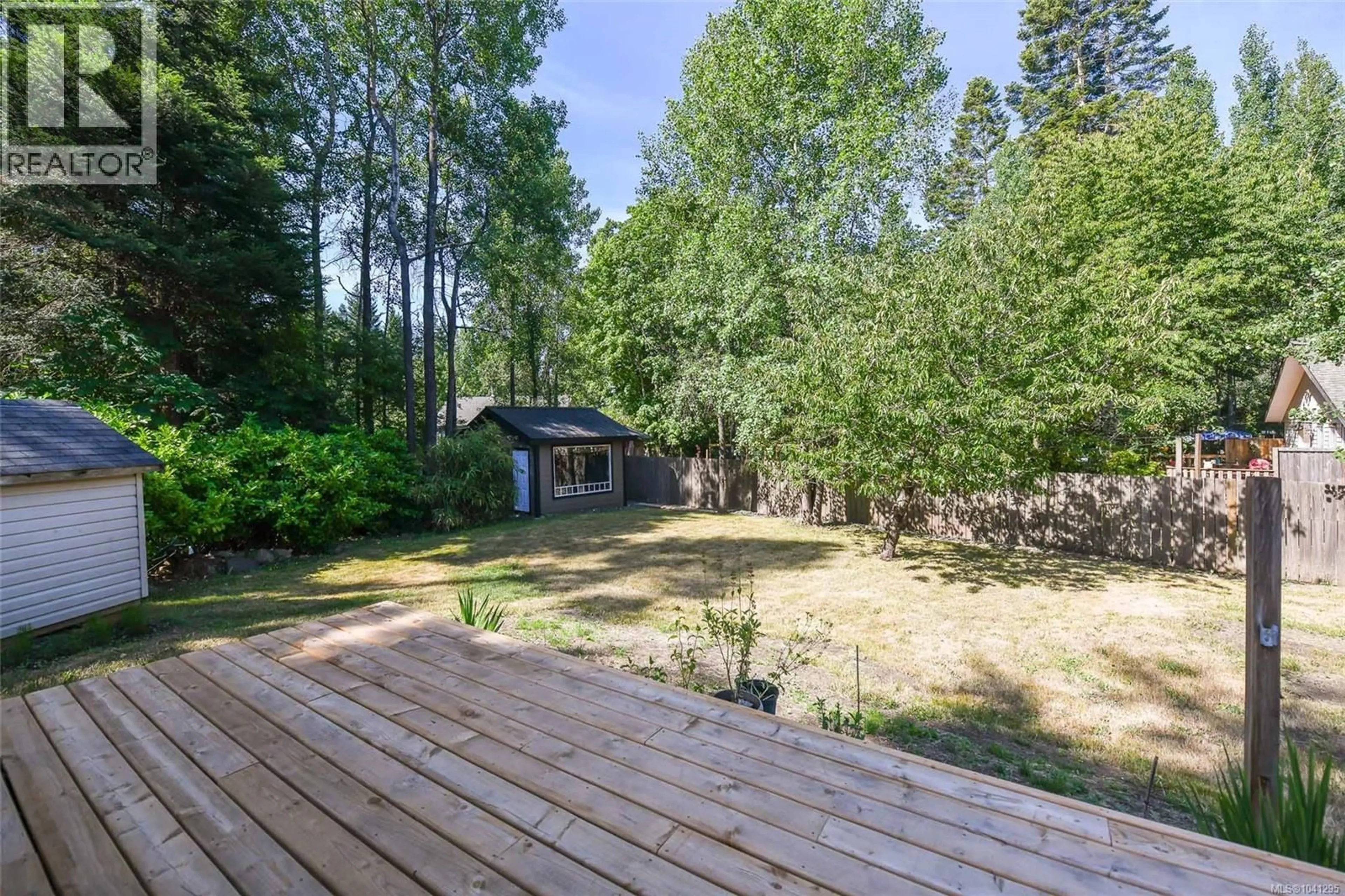 Patio, forest/trees view for 4857 DUNDAS ROAD, Courtenay British Columbia V9N5Y2