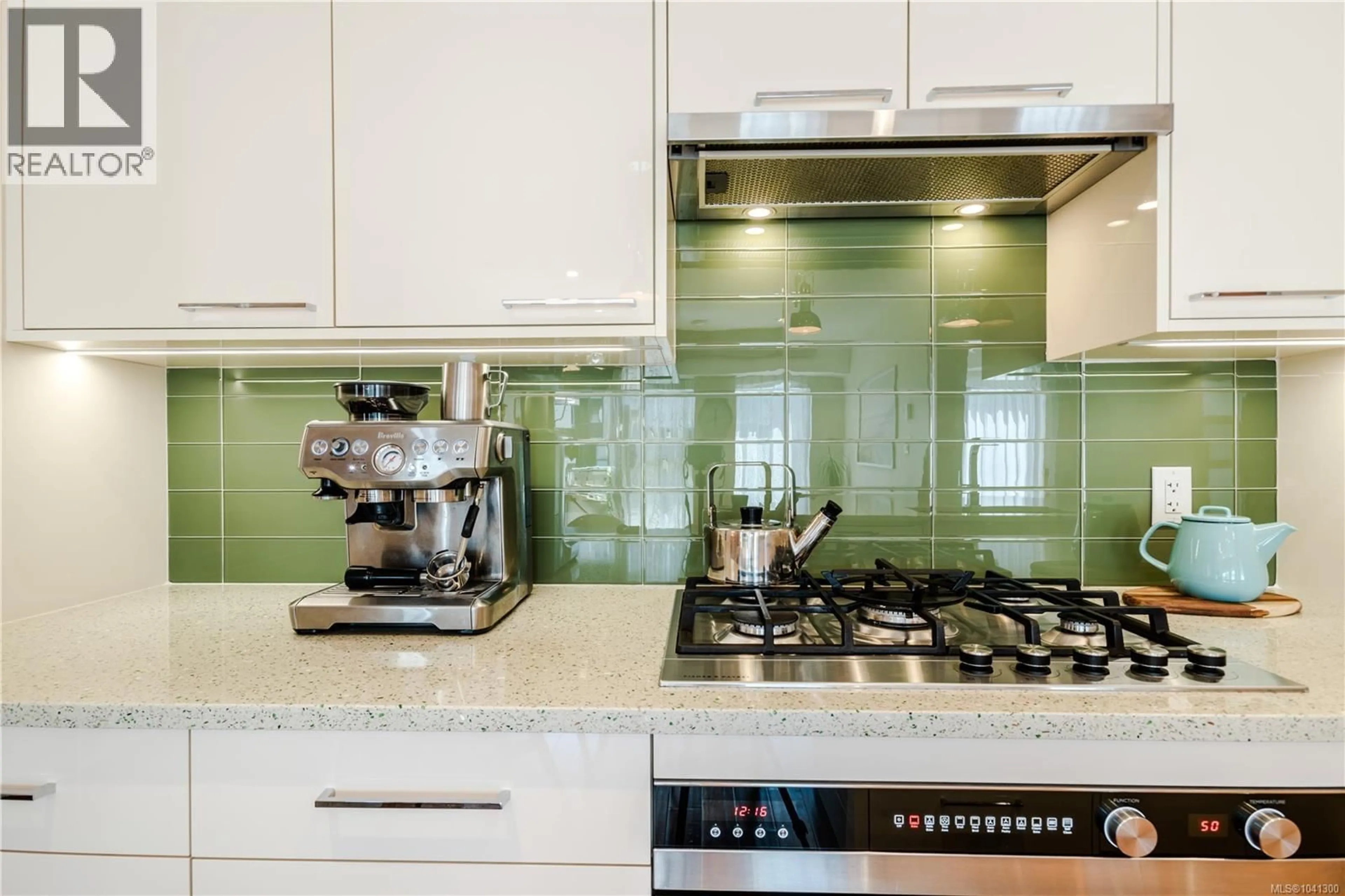 Standard kitchen, ceramic/tile floor for N312 - 1105 PANDORA AVENUE, Victoria British Columbia V8V3P9