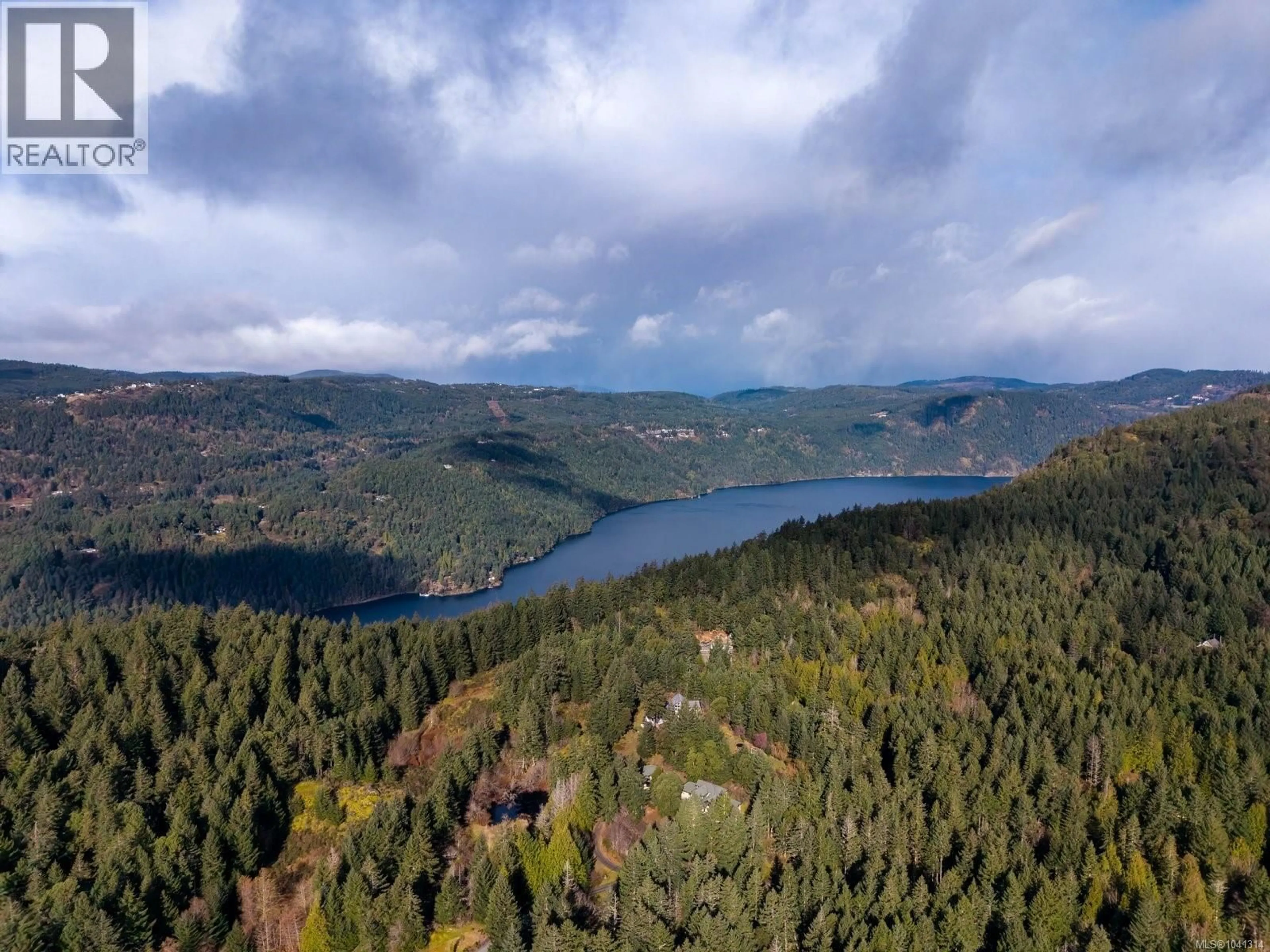 A pic from outside/outdoor area/front of a property/back of a property/a pic from drone, forest/trees view for 1450 WHITE PINE TERRACE, Highlands British Columbia V9B6J3