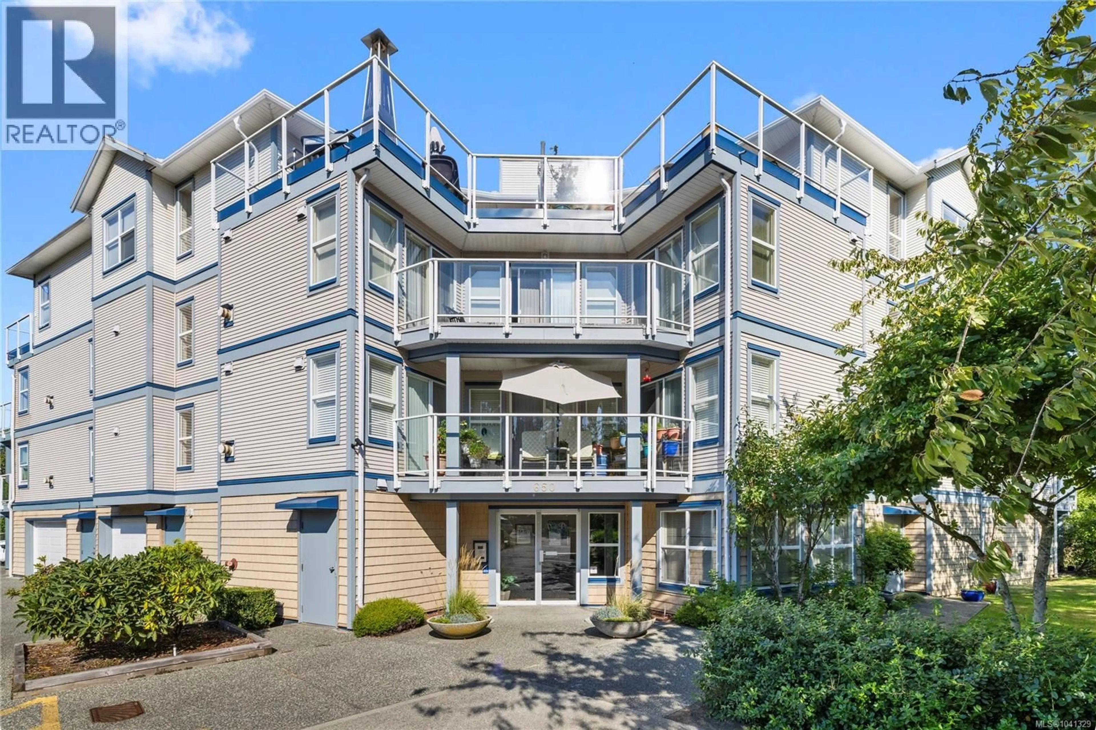 A pic from outside/outdoor area/front of a property/back of a property/a pic from drone, building for 401 - 650 PRIDEAUX STREET, Nanaimo British Columbia V9R2P1