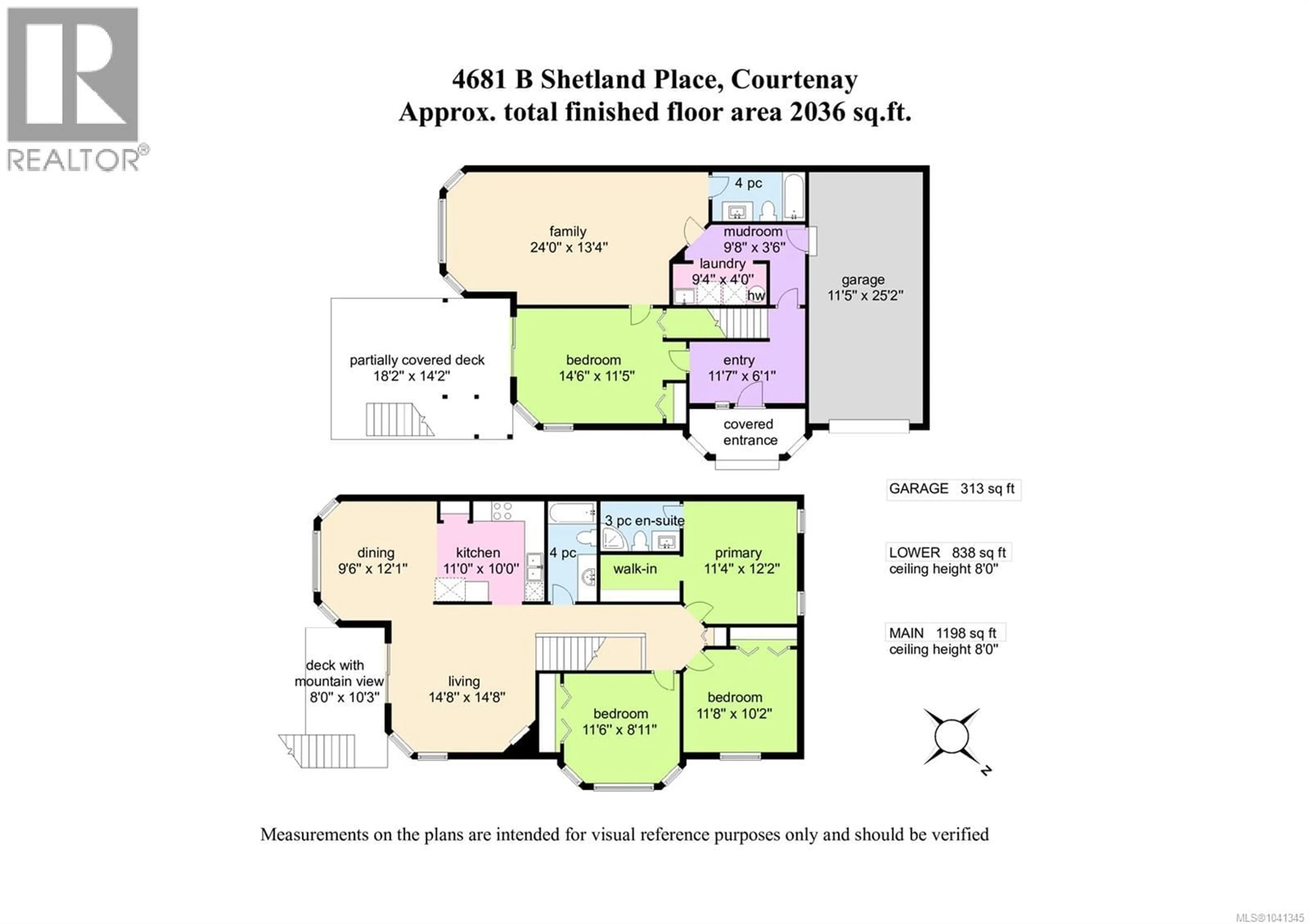 Floor plan for 4681 SHETLAND PLACE, Courtenay British Columbia V9N8Y7