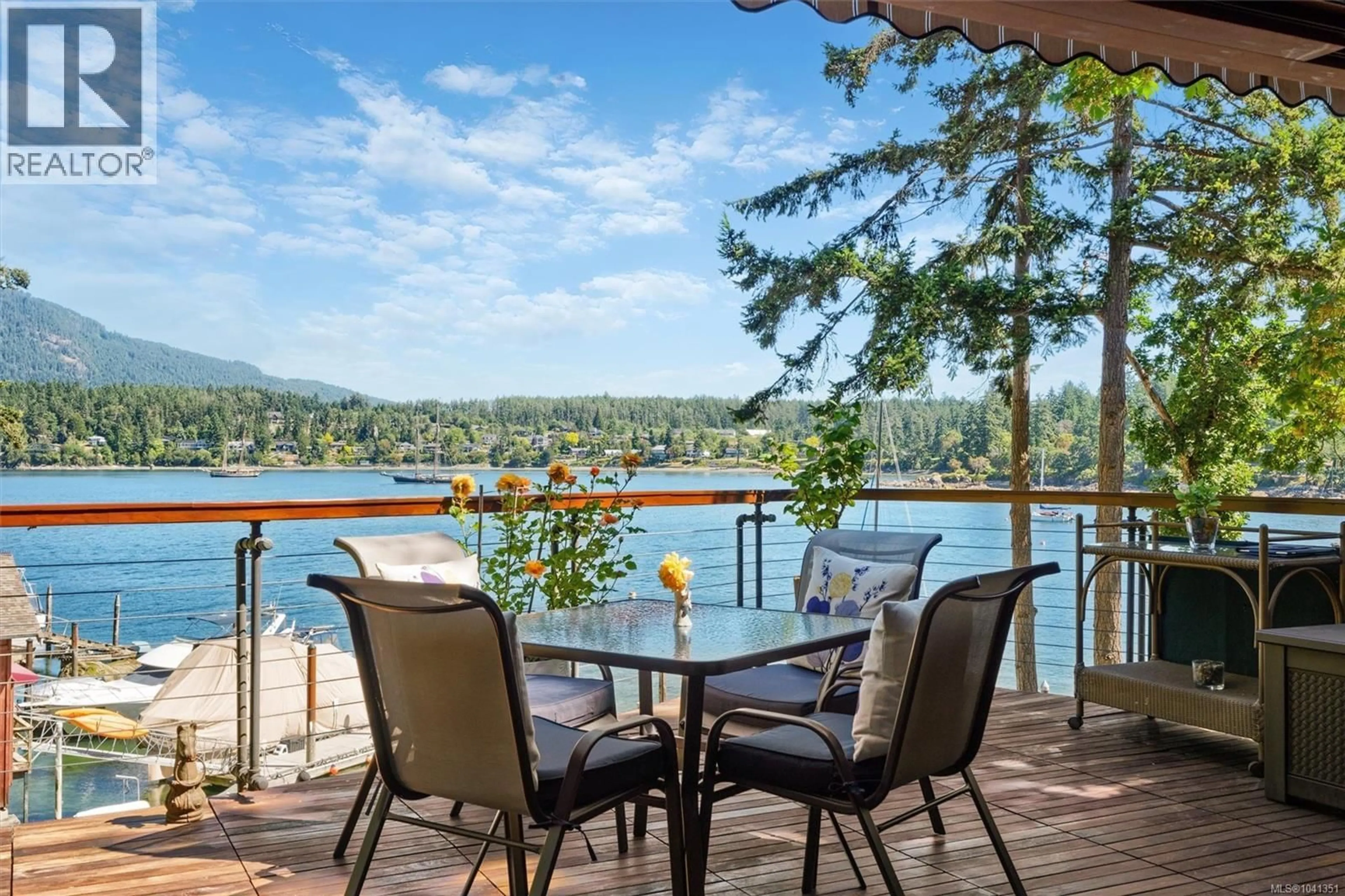 Patio, water/lake/river/ocean view for 10968 MADRONA DRIVE, North Saanich British Columbia V8R6K2