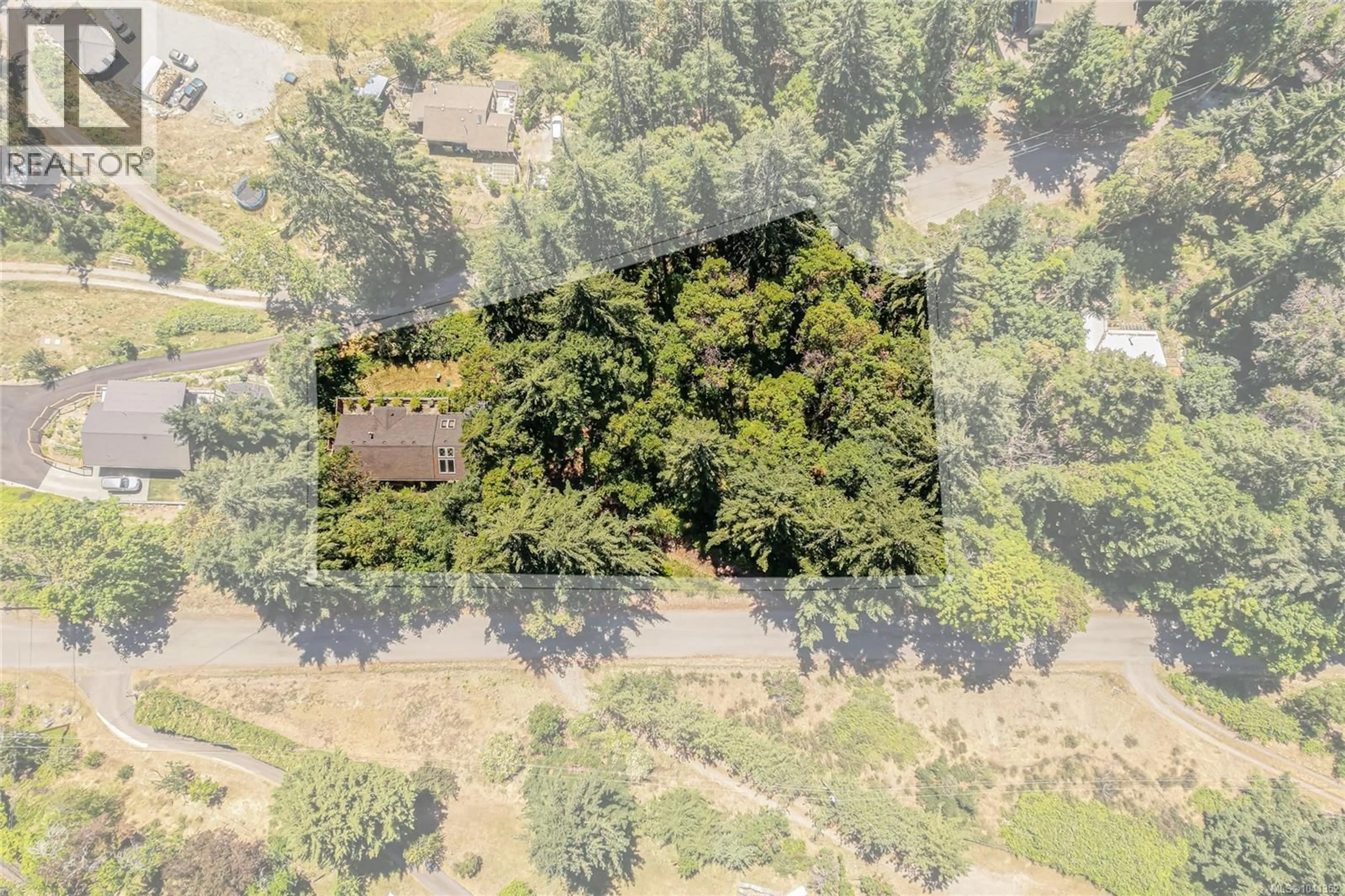 A pic from outside/outdoor area/front of a property/back of a property/a pic from drone, forest/trees view for 351 ELIZABETH DRIVE, Salt Spring British Columbia V8K1J5