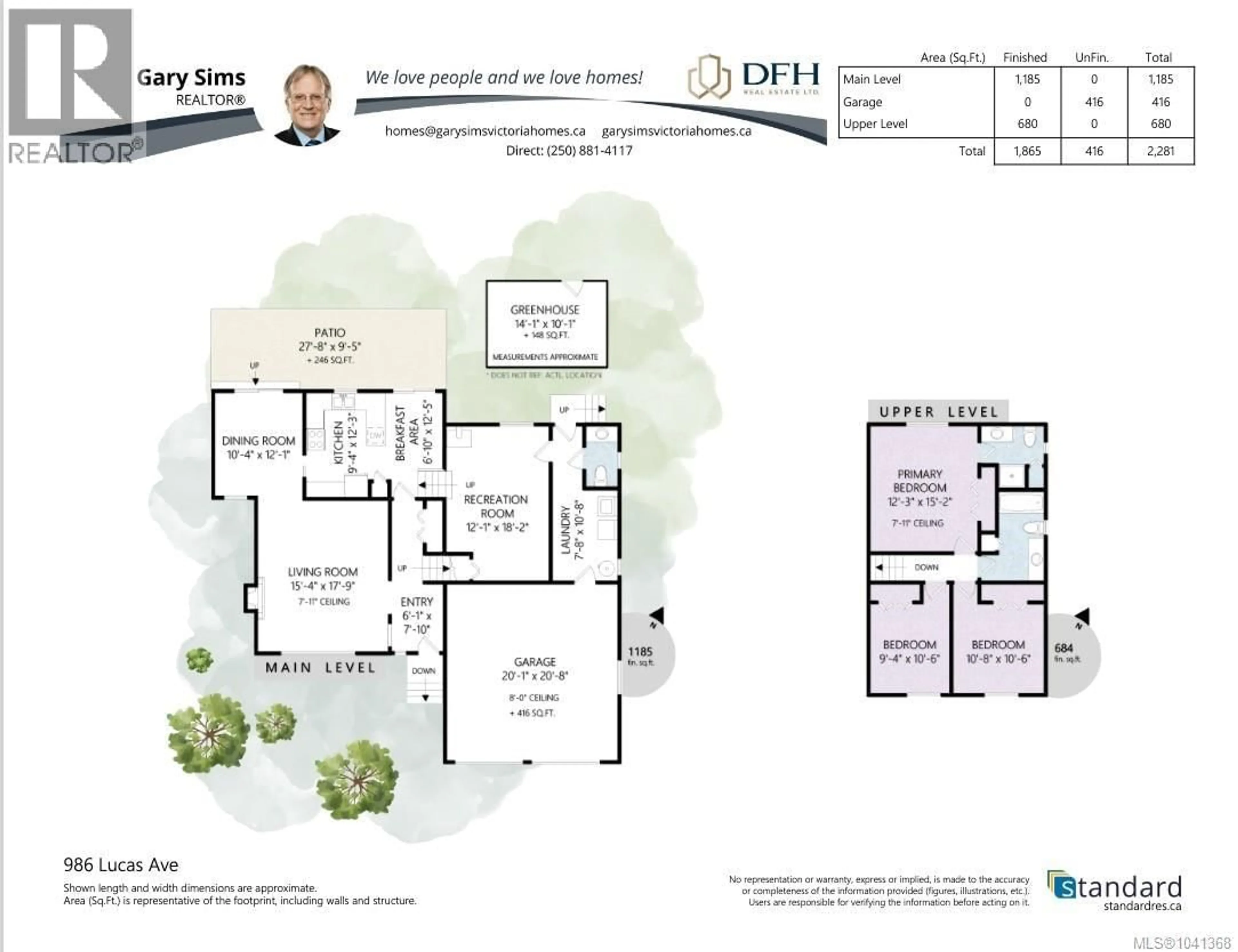 Floor plan for 986 LUCAS AVENUE, Saanich British Columbia V8X4H5