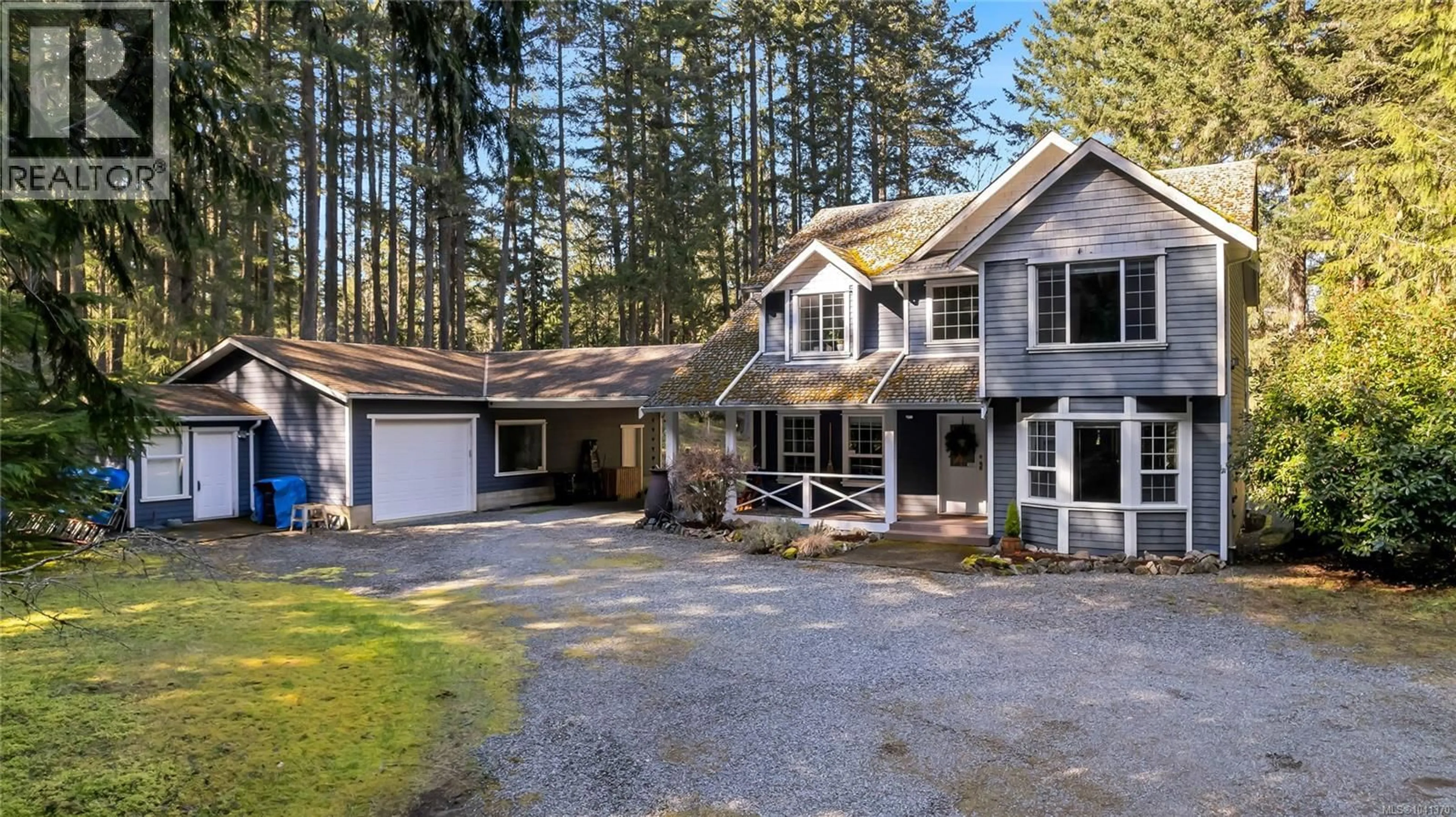 A pic from outside/outdoor area/front of a property/back of a property/a pic from drone, unknown for 1850 LAKEWOOD ROAD, Shawnigan Lake British Columbia V0R2W0