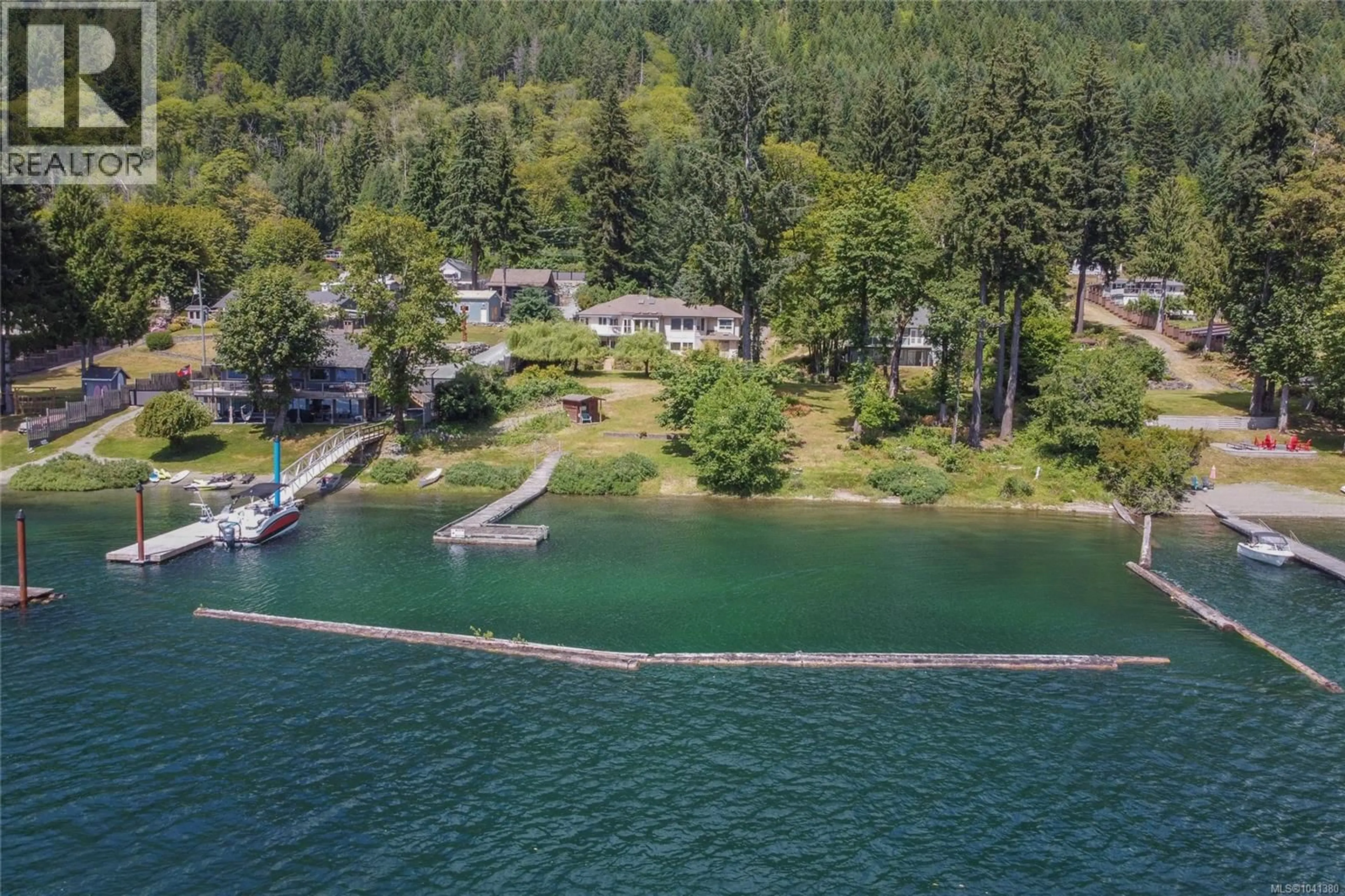A pic from outside/outdoor area/front of a property/back of a property/a pic from drone, water/lake/river/ocean view for 10164 YOUBOU ROAD, Youbou British Columbia V0R3E1