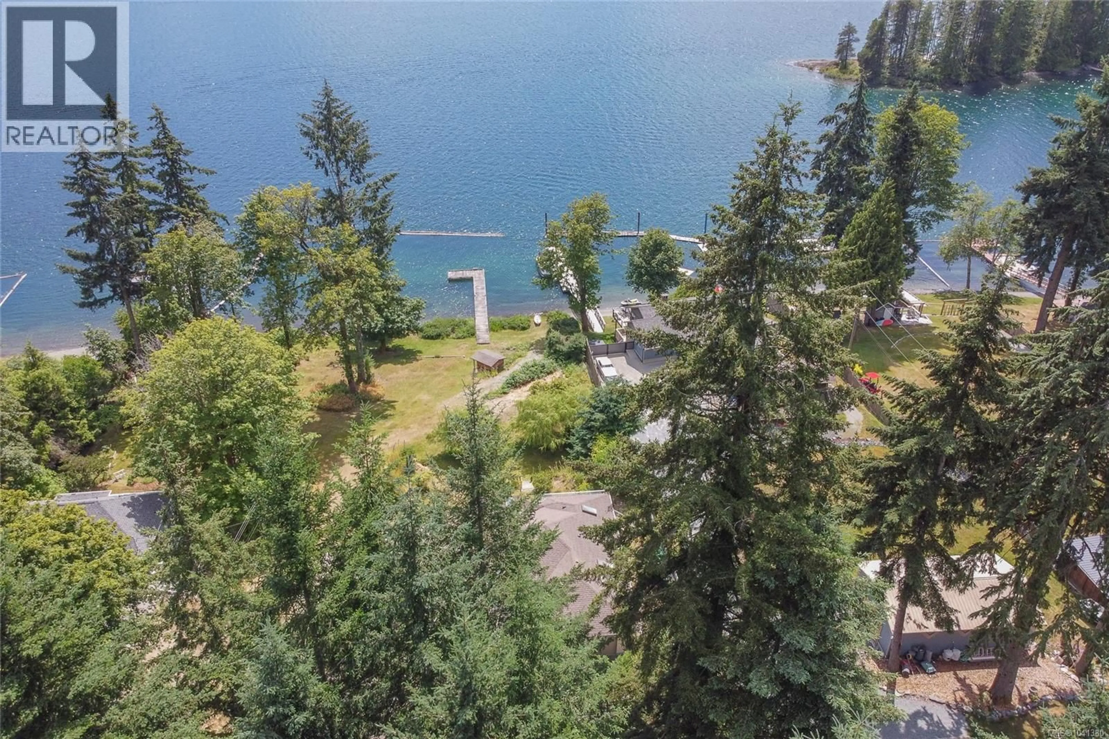 A pic from outside/outdoor area/front of a property/back of a property/a pic from drone, water/lake/river/ocean view for 10164 YOUBOU ROAD, Youbou British Columbia V0R3E1