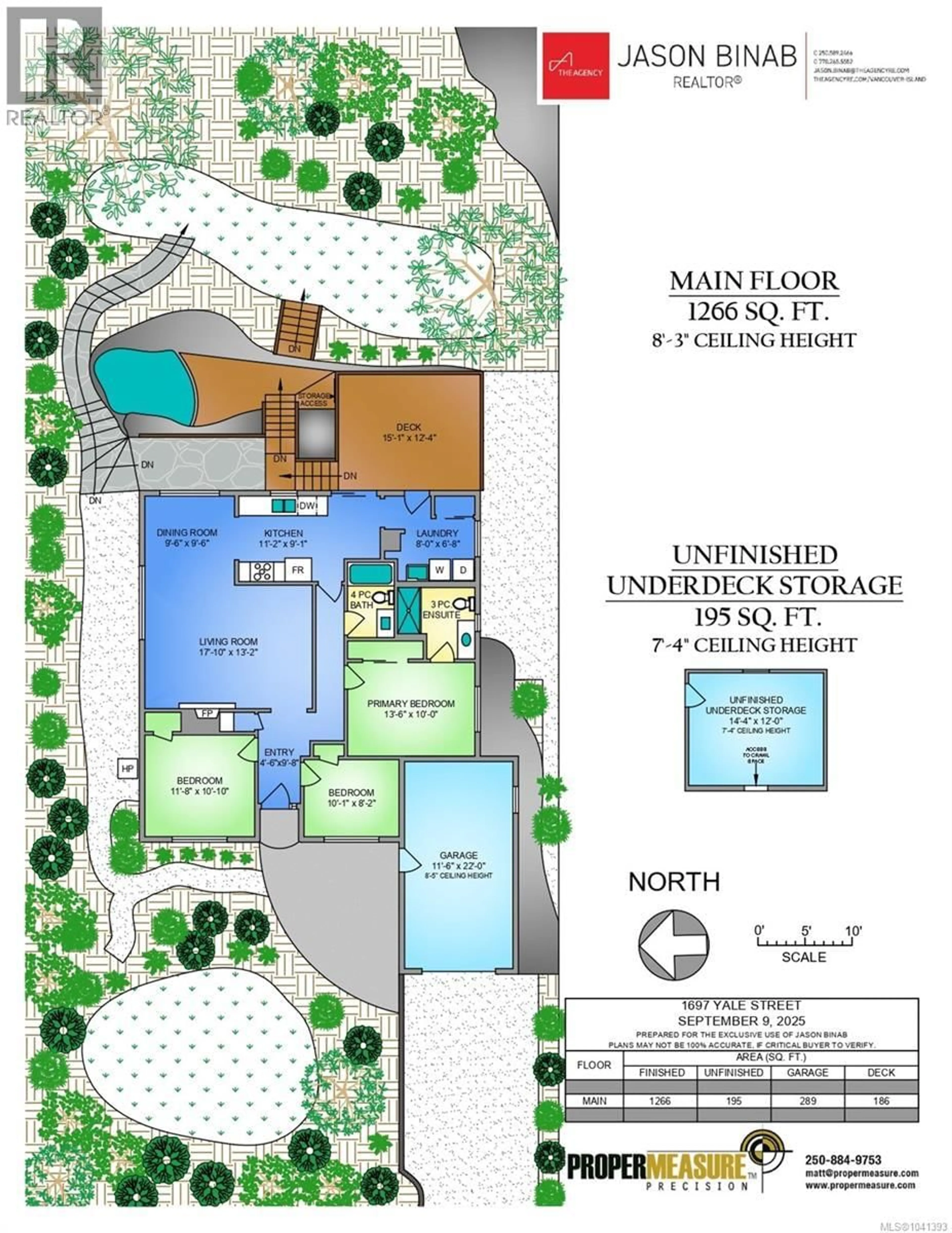 Floor plan for 1697 YALE STREET, Oak Bay British Columbia V8R5N5