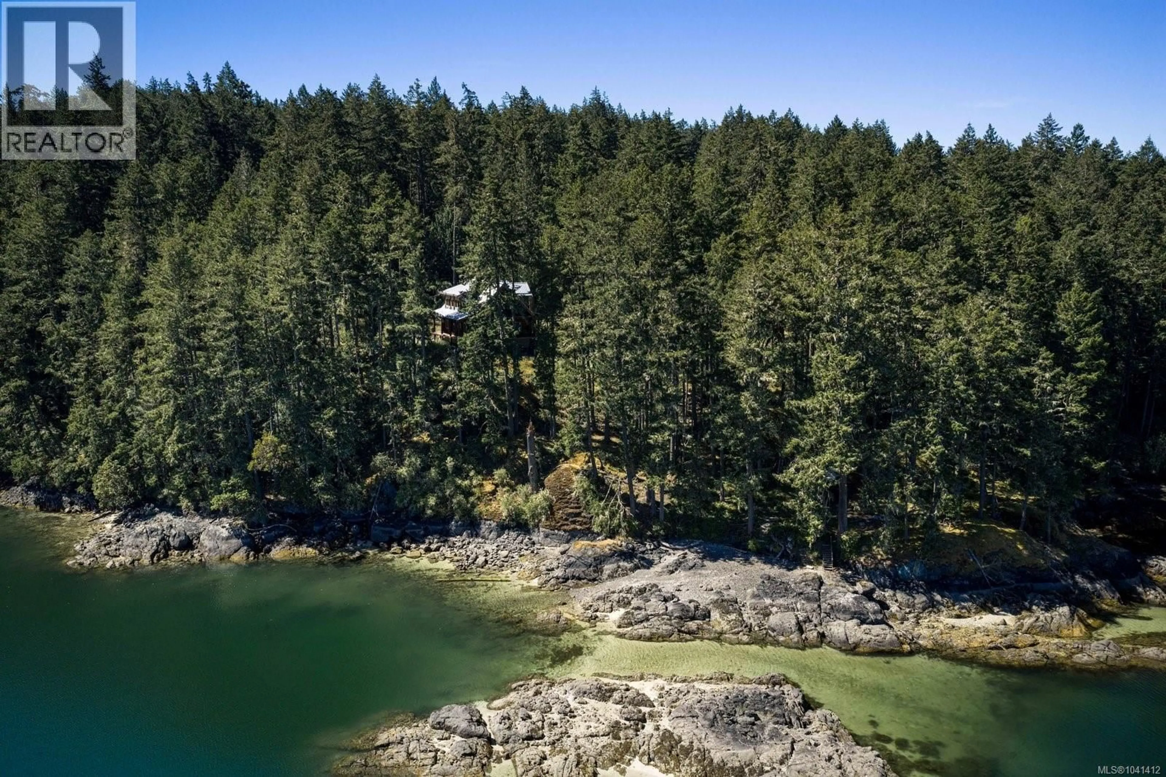 A pic from outside/outdoor area/front of a property/back of a property/a pic from drone, forest/trees view for 998 GILLESPIE ROAD, Sooke British Columbia V9Z0Z5