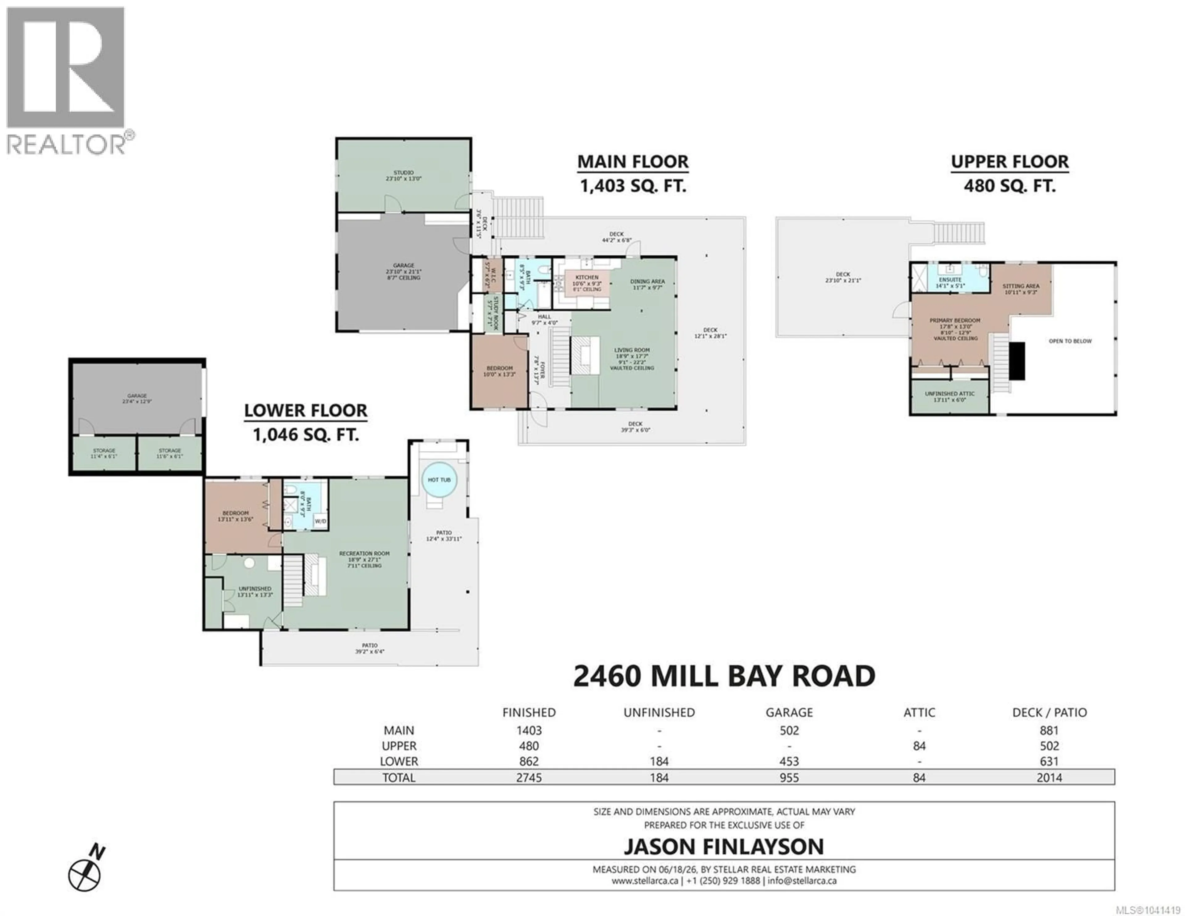 Floor plan for 2460 MILL BAY ROAD, Mill Bay British Columbia V0R2P0