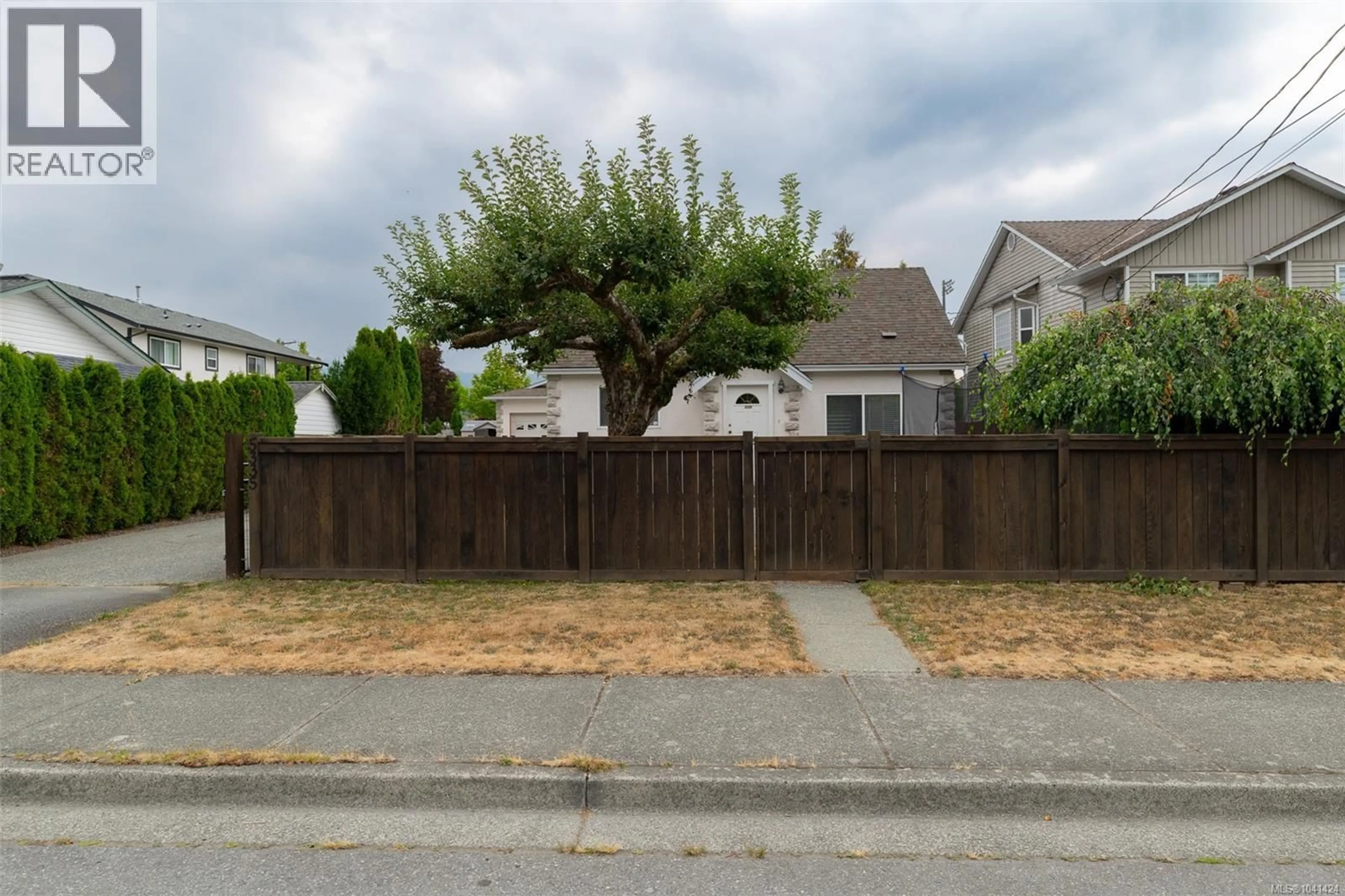 A pic from outside/outdoor area/front of a property/back of a property/a pic from drone, street for 5335 IAN AVENUE, Port Alberni British Columbia V9Y6V9