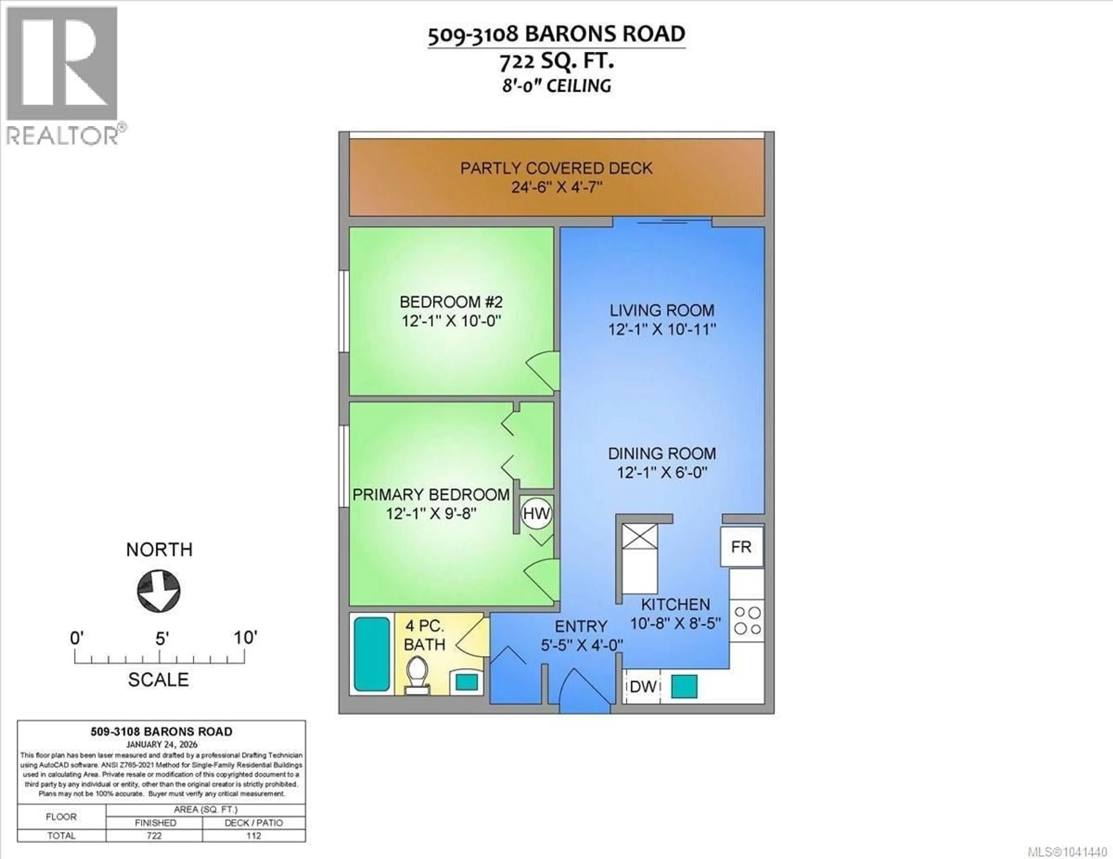 Floor plan for 509 - 3108 BARONS ROAD, Nanaimo British Columbia V9T4B5