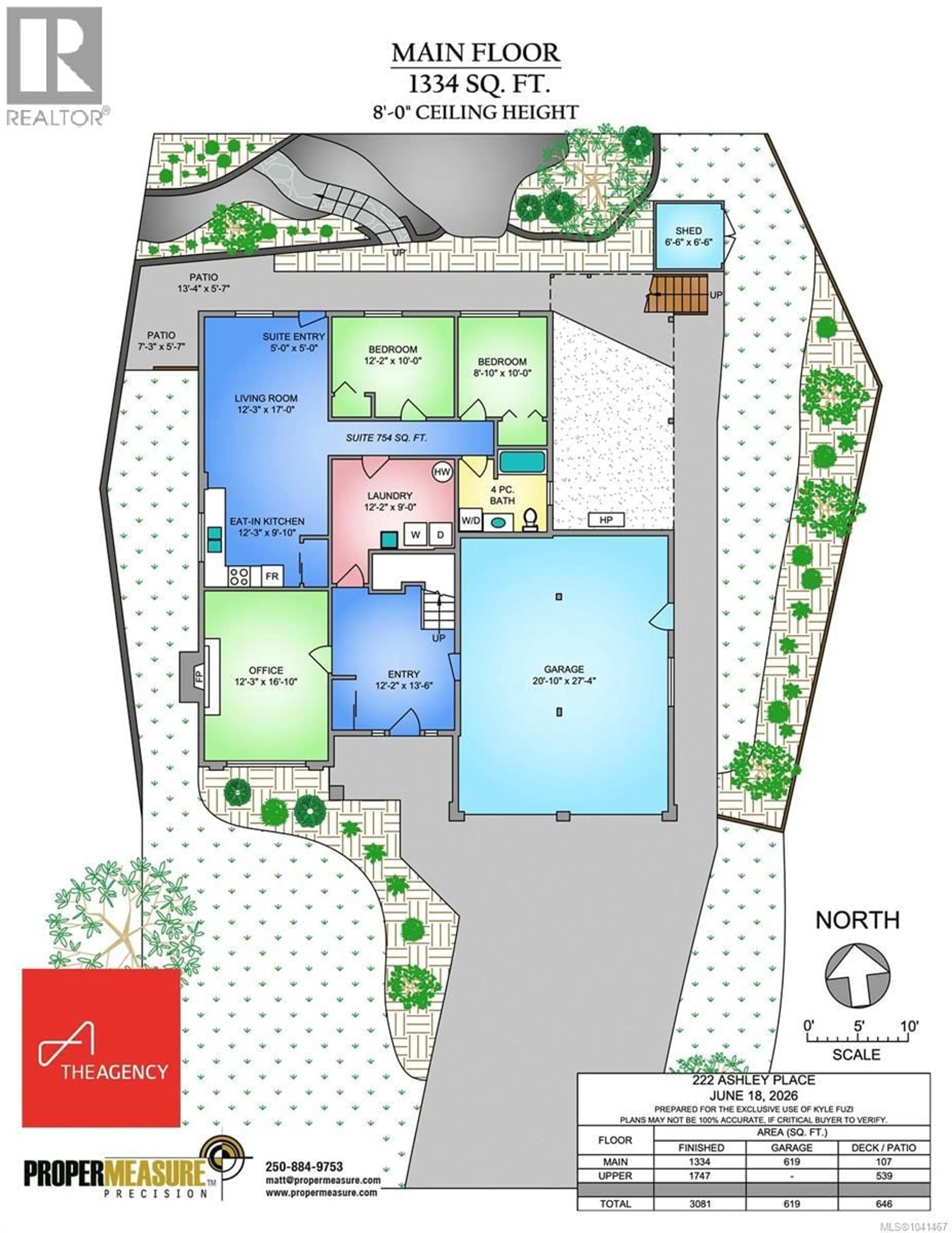 Floor plan for 222 ASHLEY PLACE, Langford British Columbia V9B5V5