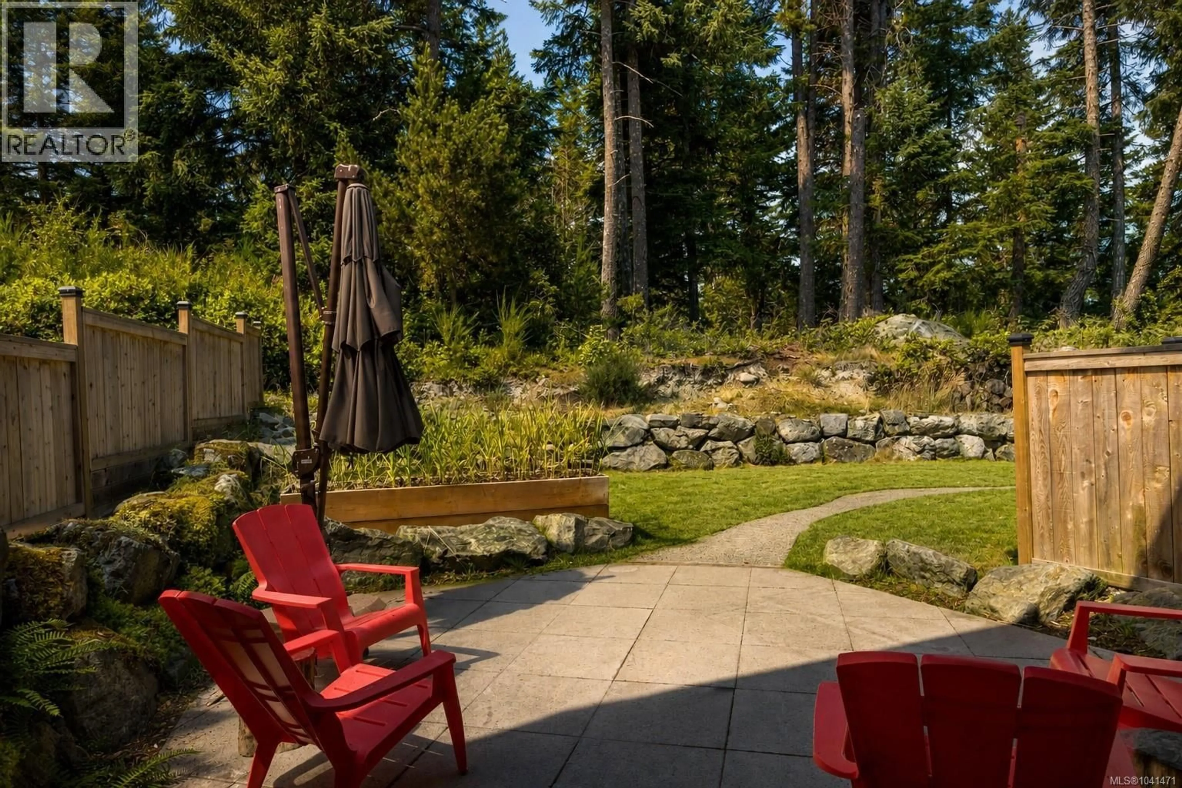 Patio, forest/trees view for 7012 CLARKSON PLACE, Sooke British Columbia V9Z1M4