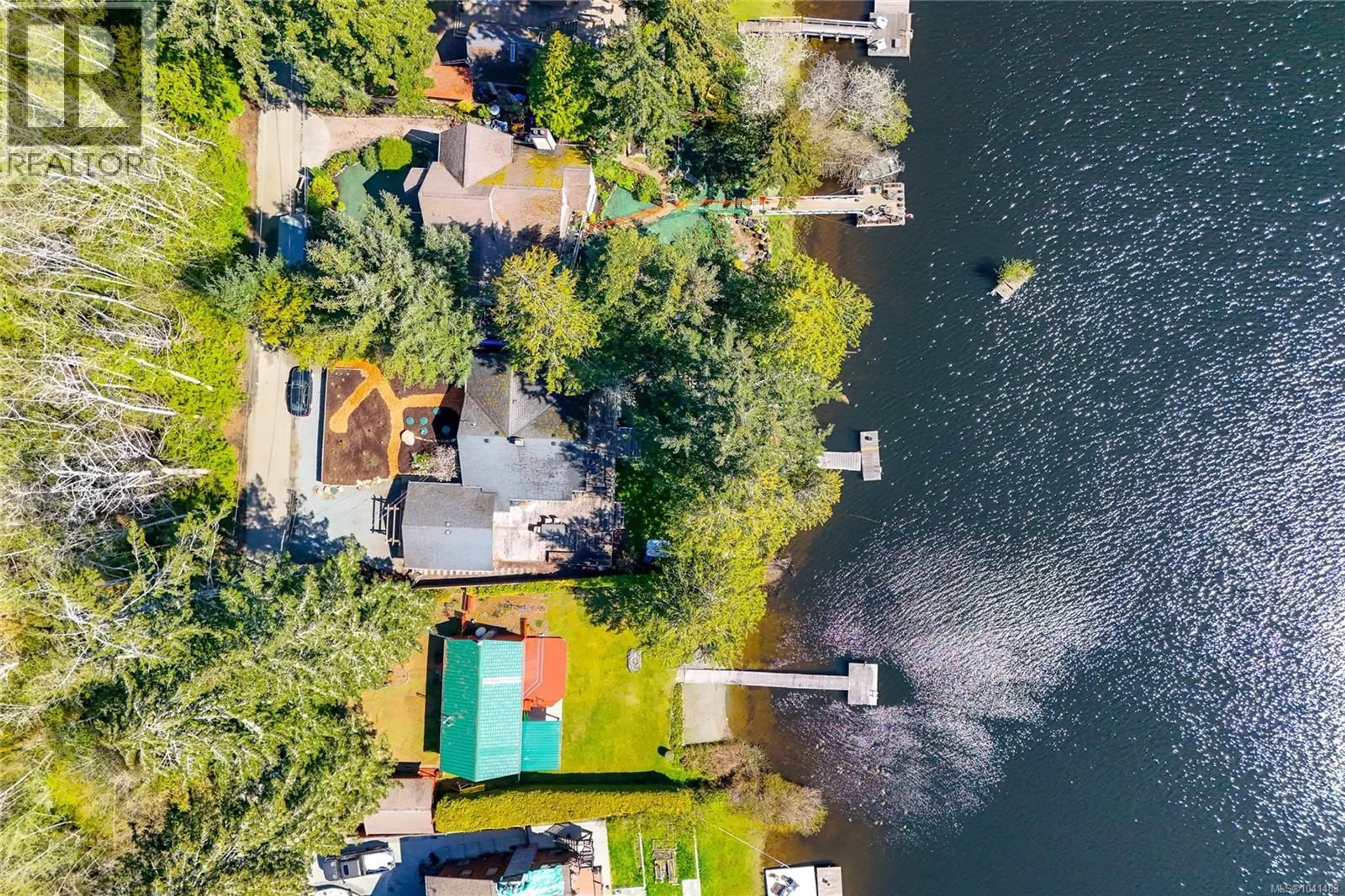 A pic from outside/outdoor area/front of a property/back of a property/a pic from drone, water/lake/river/ocean view for 7815 MANATU ROAD, Sooke British Columbia V9Z0R4