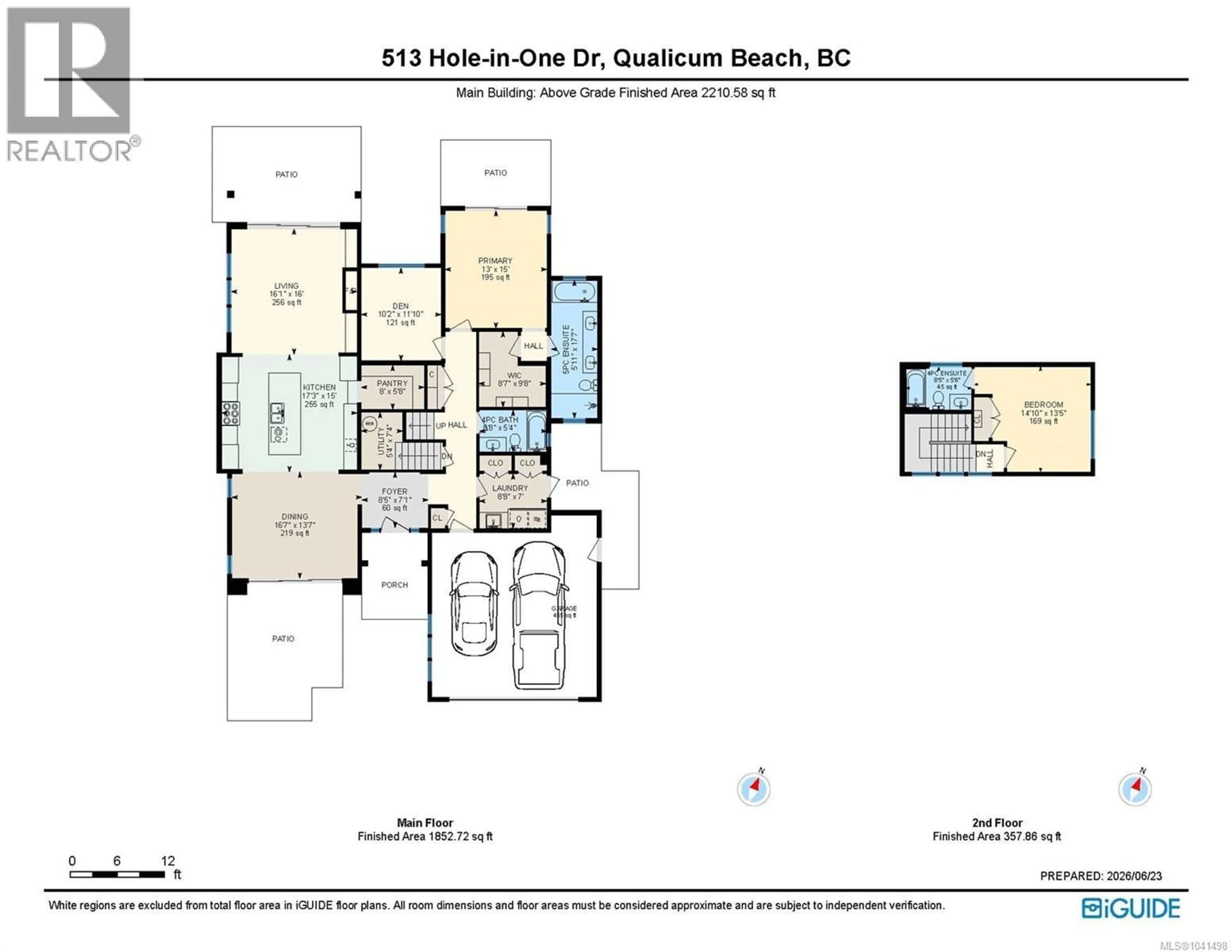 Floor plan for 513 HOLE-IN-ONE DRIVE, Qualicum Beach British Columbia V9K0B9