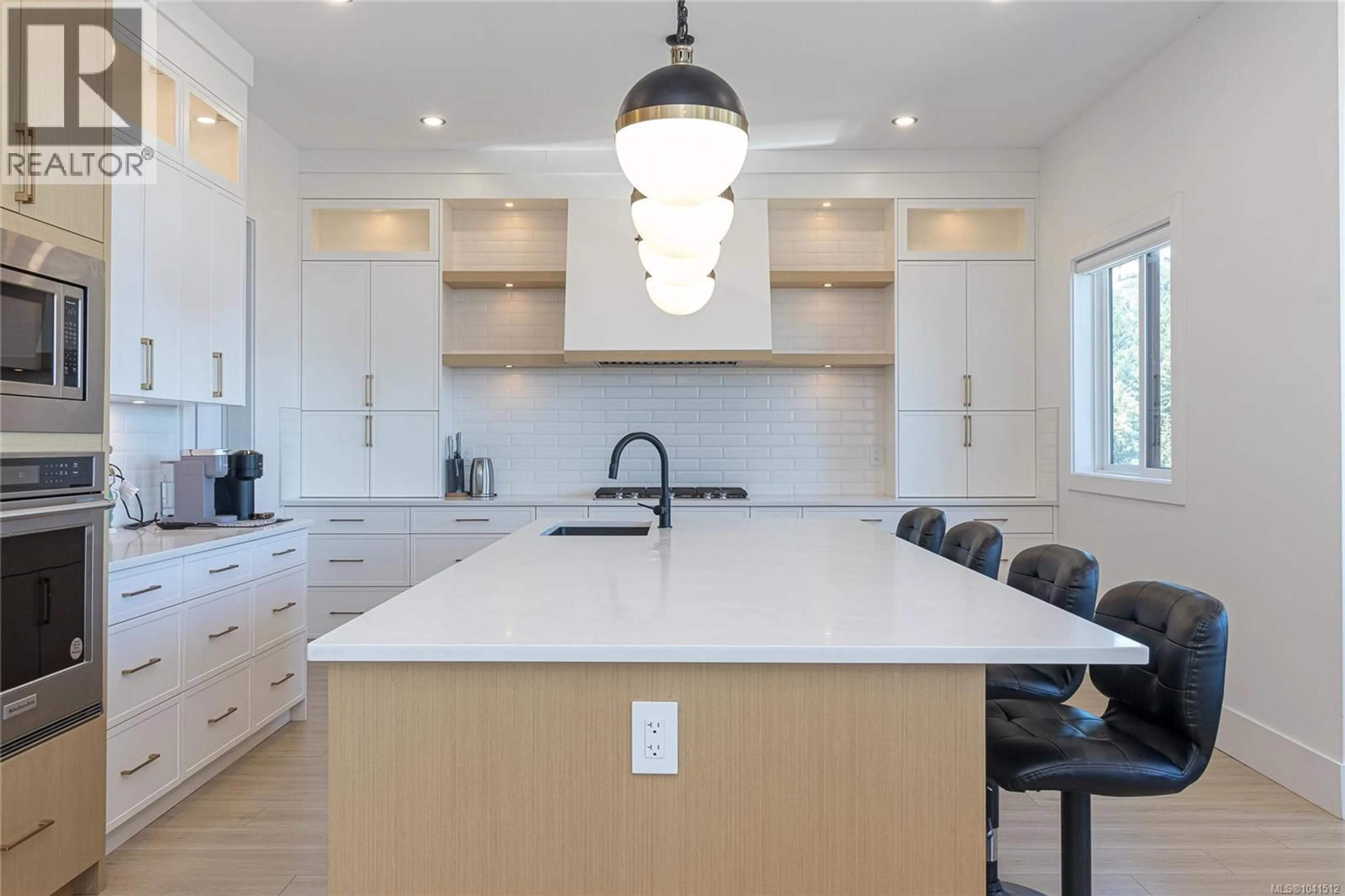 Contemporary kitchen, ceramic/tile floor for 3460 CALDERA COURT, Langford British Columbia V9B6Z8